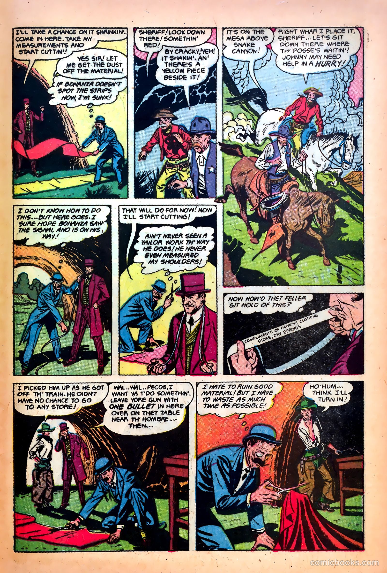 John Wayne Adventure Comics #13 — page 31 of 36