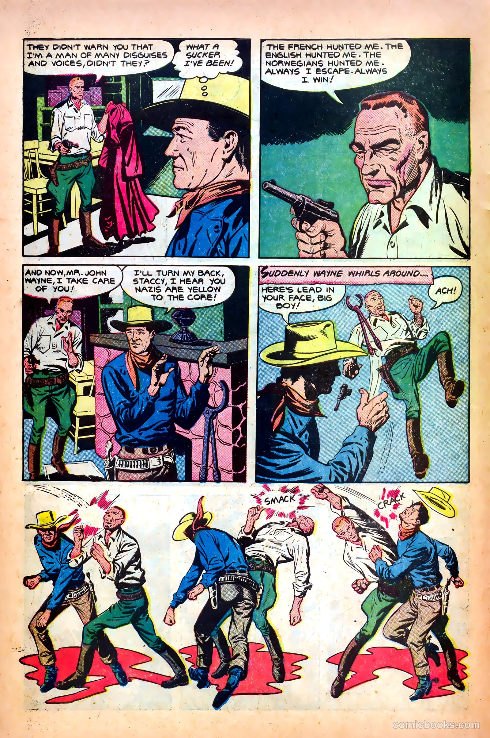 John Wayne Adventure Comics #13 — page 8 of 36