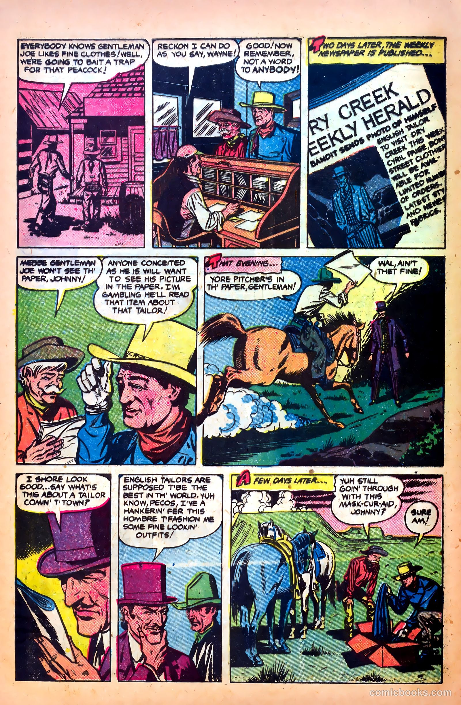 John Wayne Adventure Comics #13 — page 28 of 36