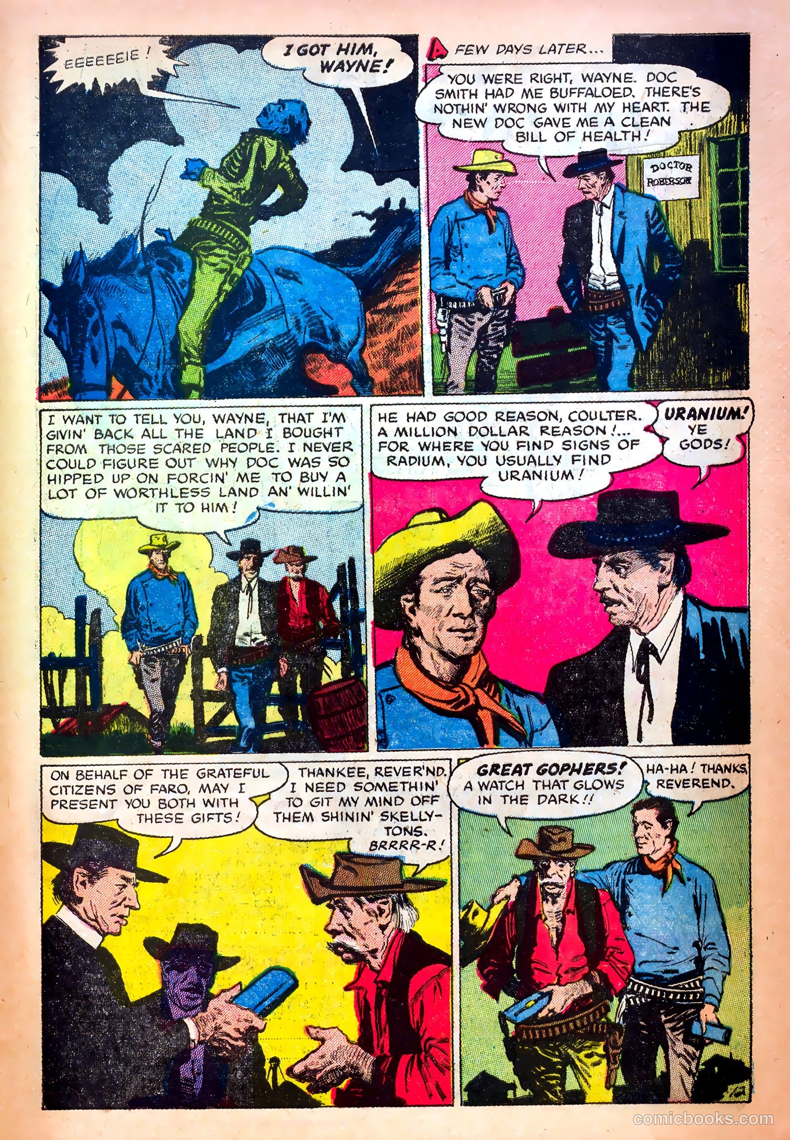 John Wayne Adventure Comics #15 — page 33 of 36