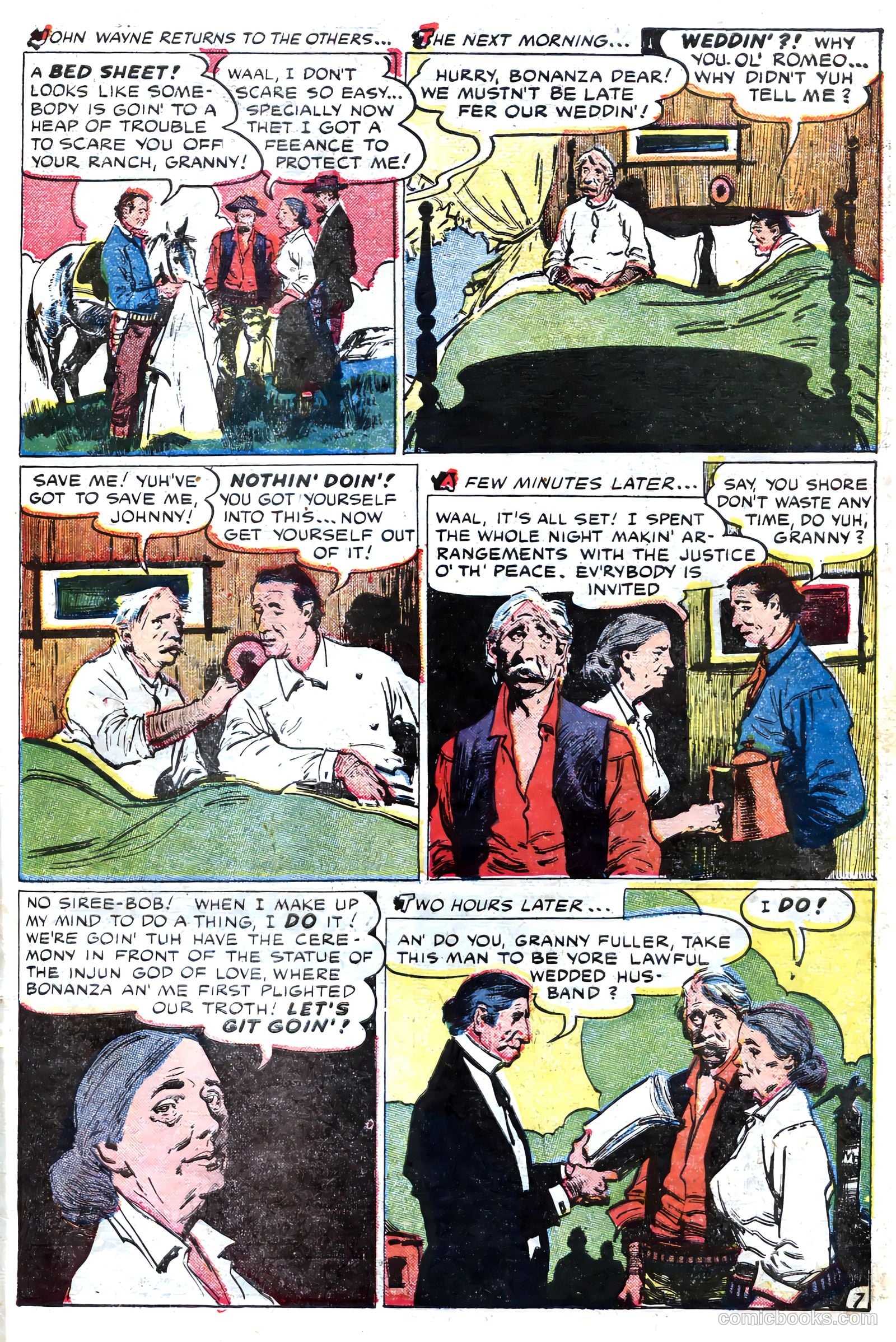 John Wayne Adventure Comics #16 — page 29 of 36