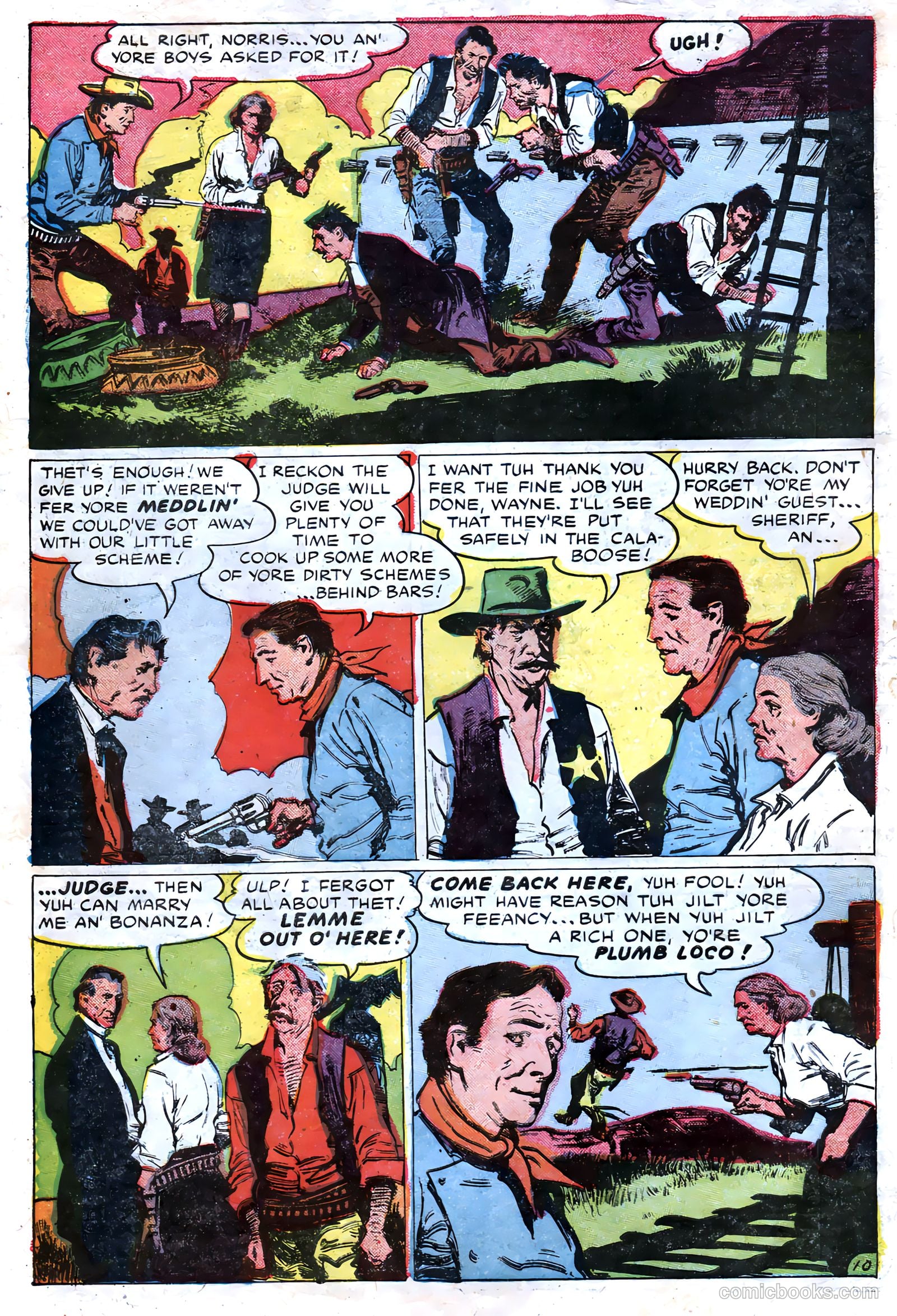 John Wayne Adventure Comics #16 — page 32 of 36