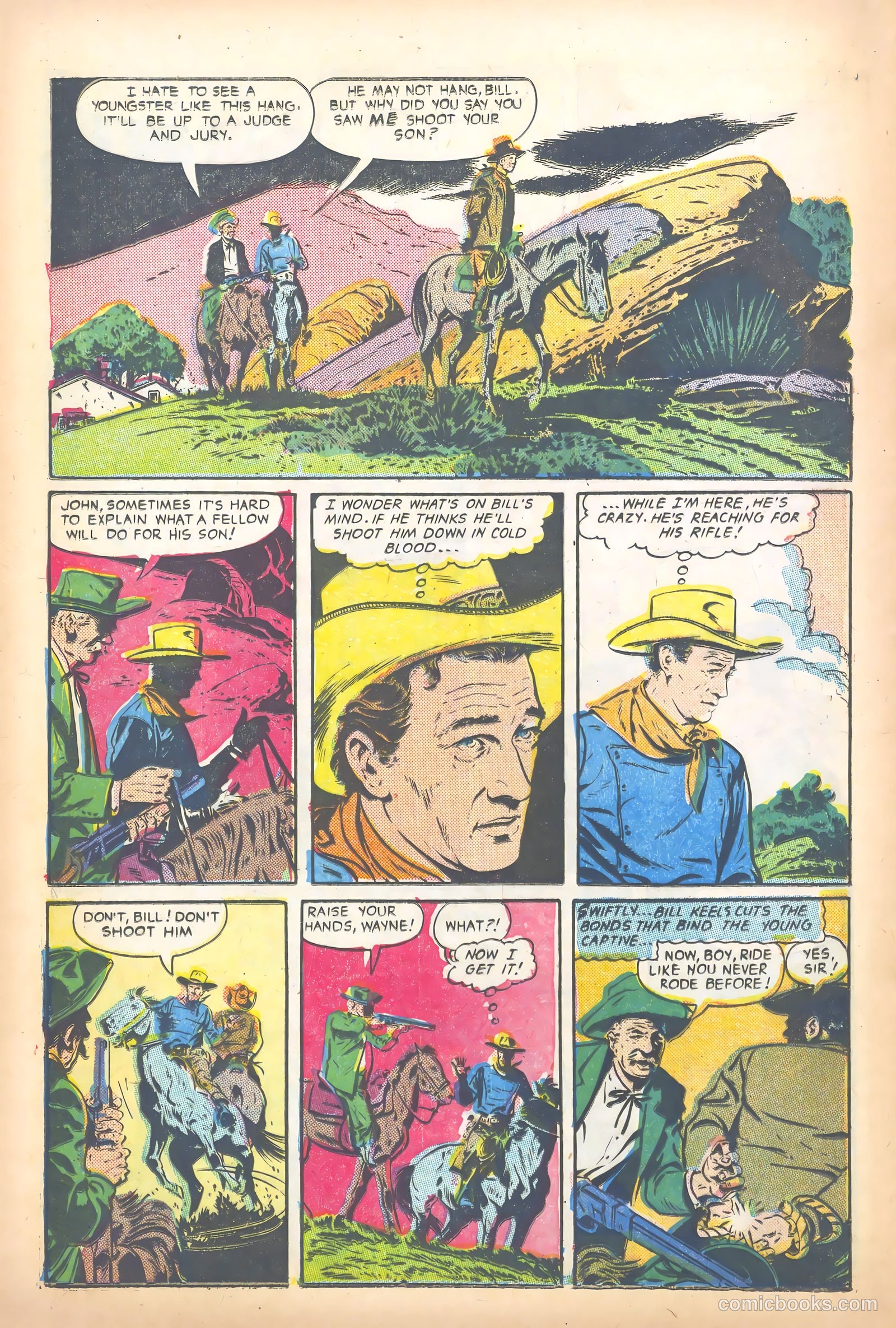 John Wayne Adventure Comics #18 — page 22 of 36