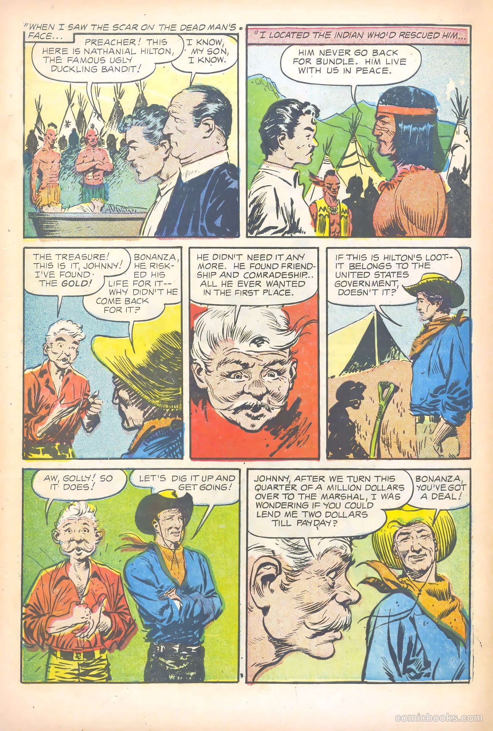 John Wayne Adventure Comics #18 — page 32 of 36