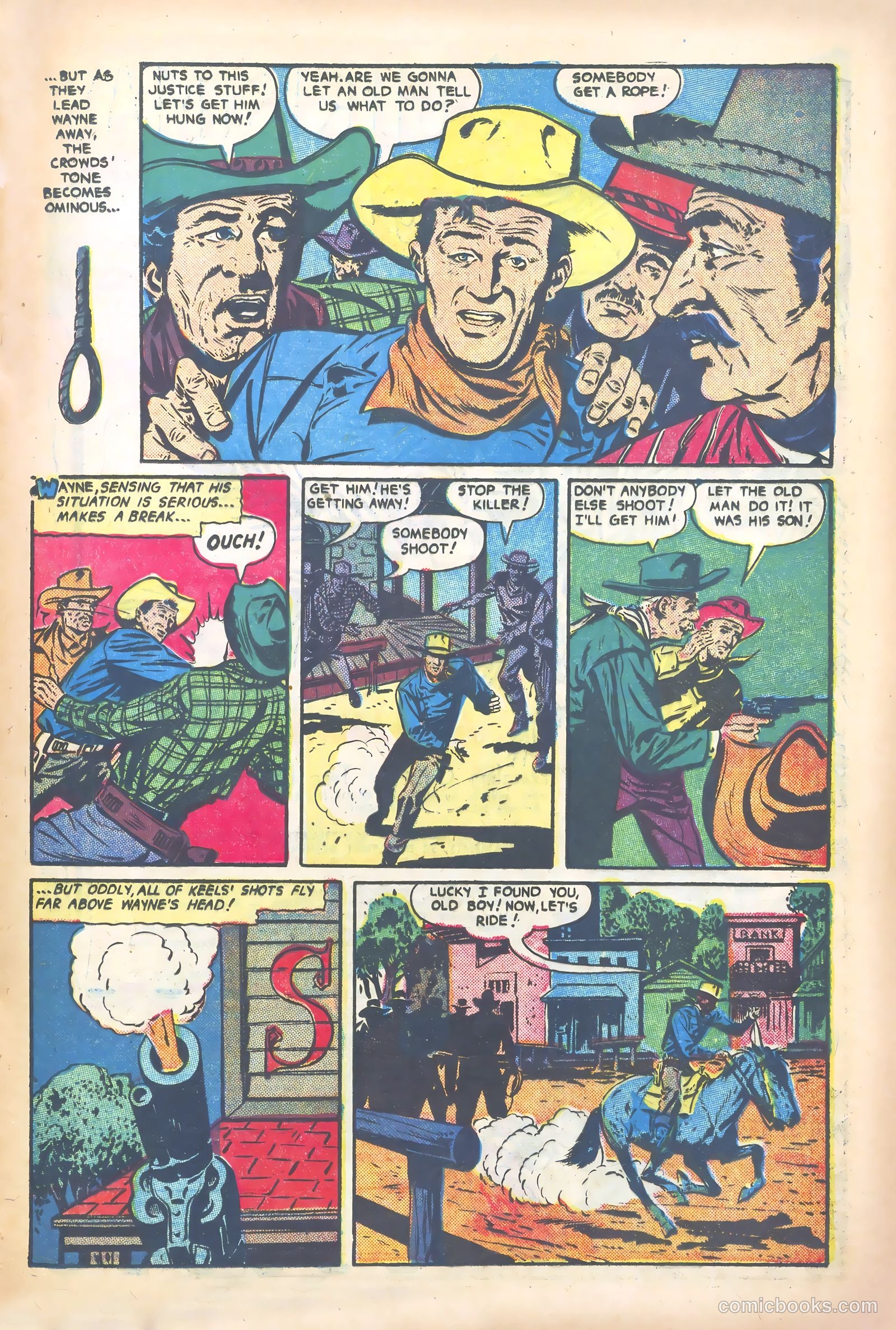 John Wayne Adventure Comics #18 — page 17 of 36