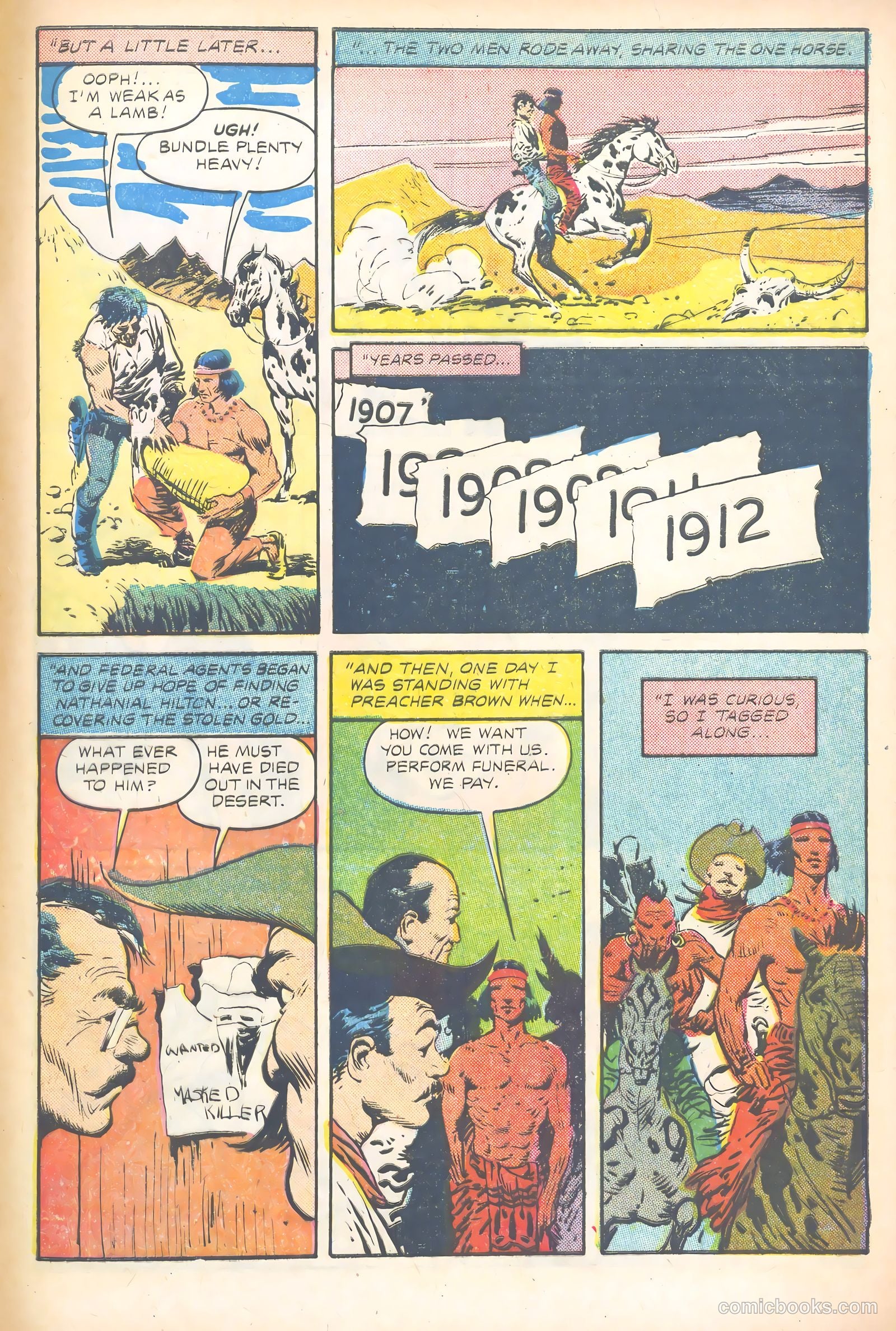 John Wayne Adventure Comics #18 — page 31 of 36