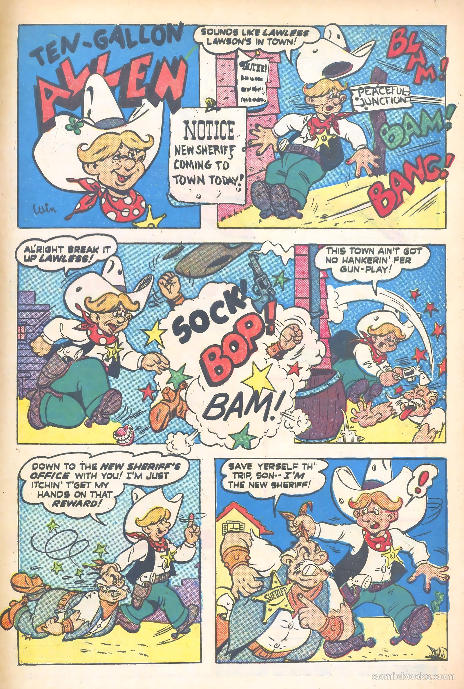 John Wayne Adventure Comics #18 — page 33 of 36