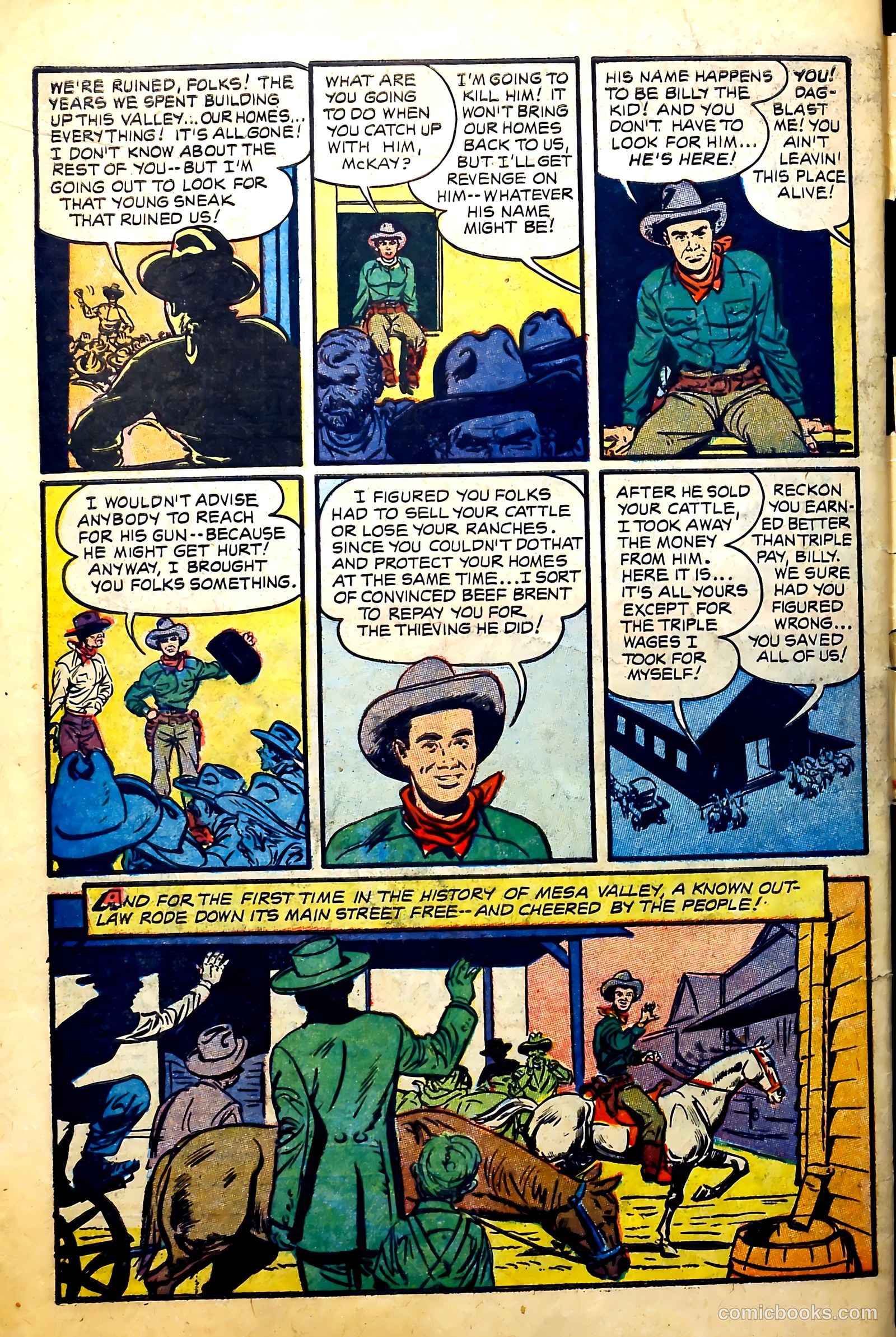 John Wayne Adventure Comics #19 — page 34 of 37