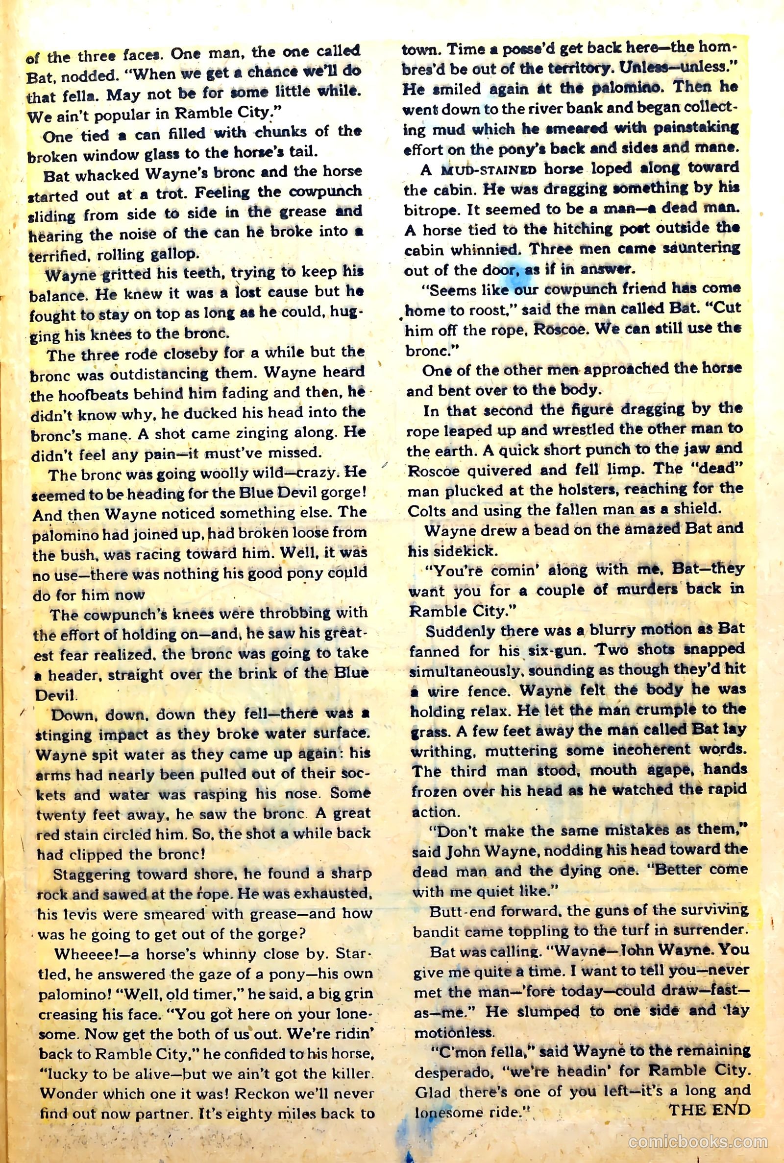 John Wayne Adventure Comics #2 — page 25 of 36