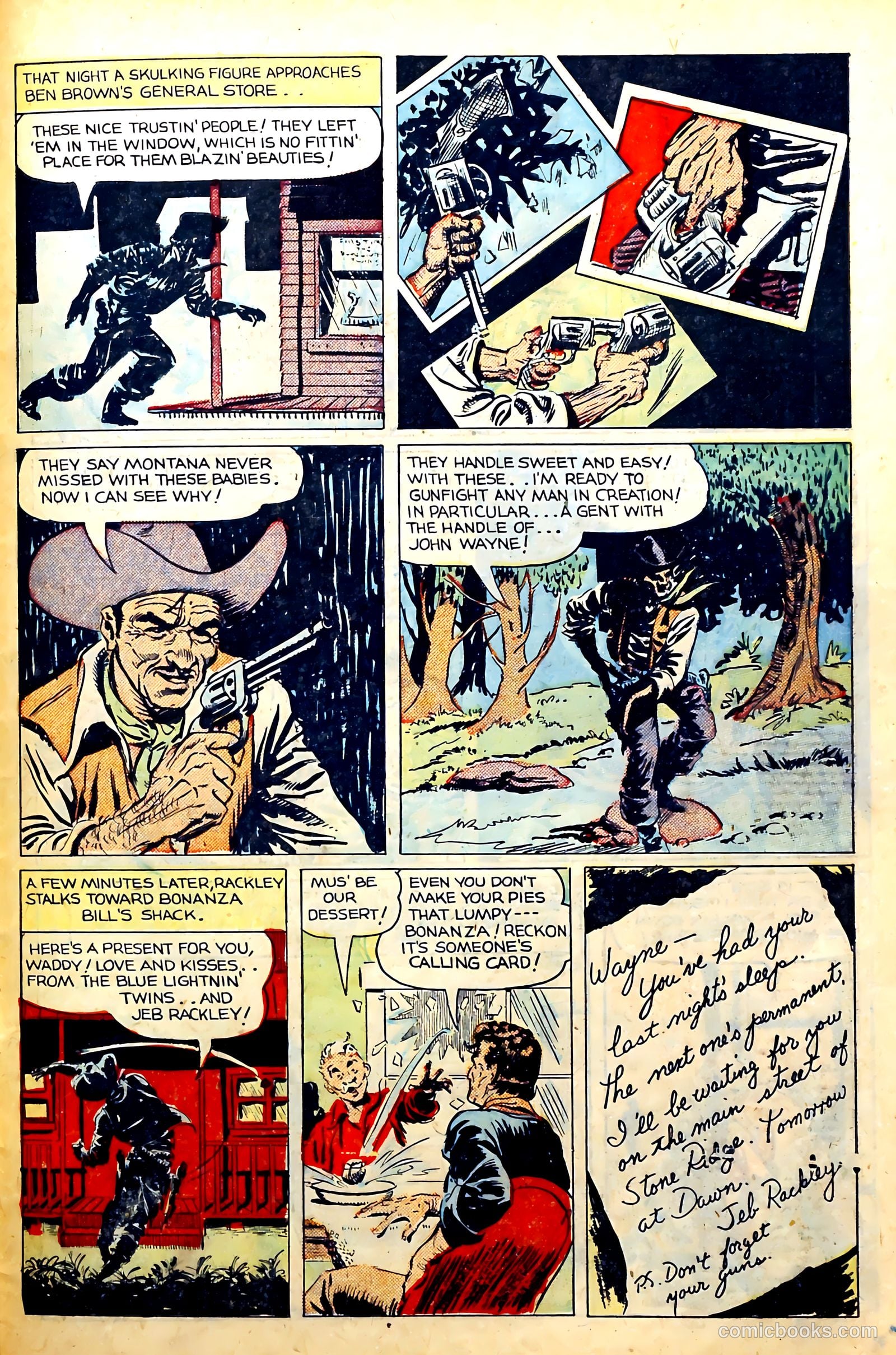 John Wayne Adventure Comics #2 — page 31 of 36