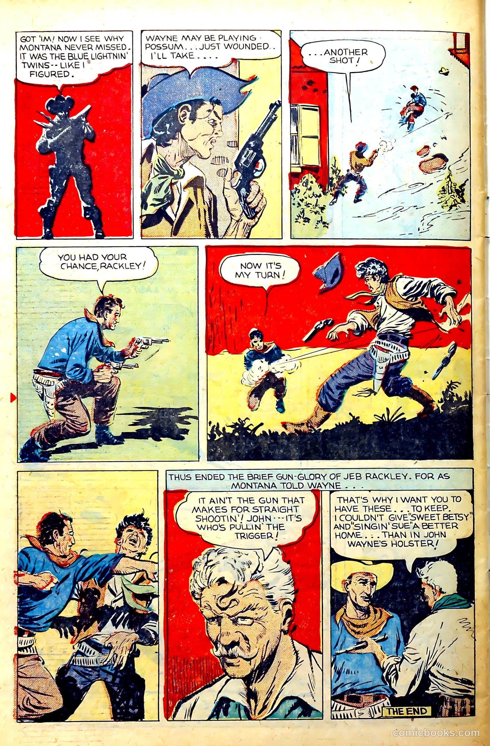 John Wayne Adventure Comics #2 — page 34 of 36