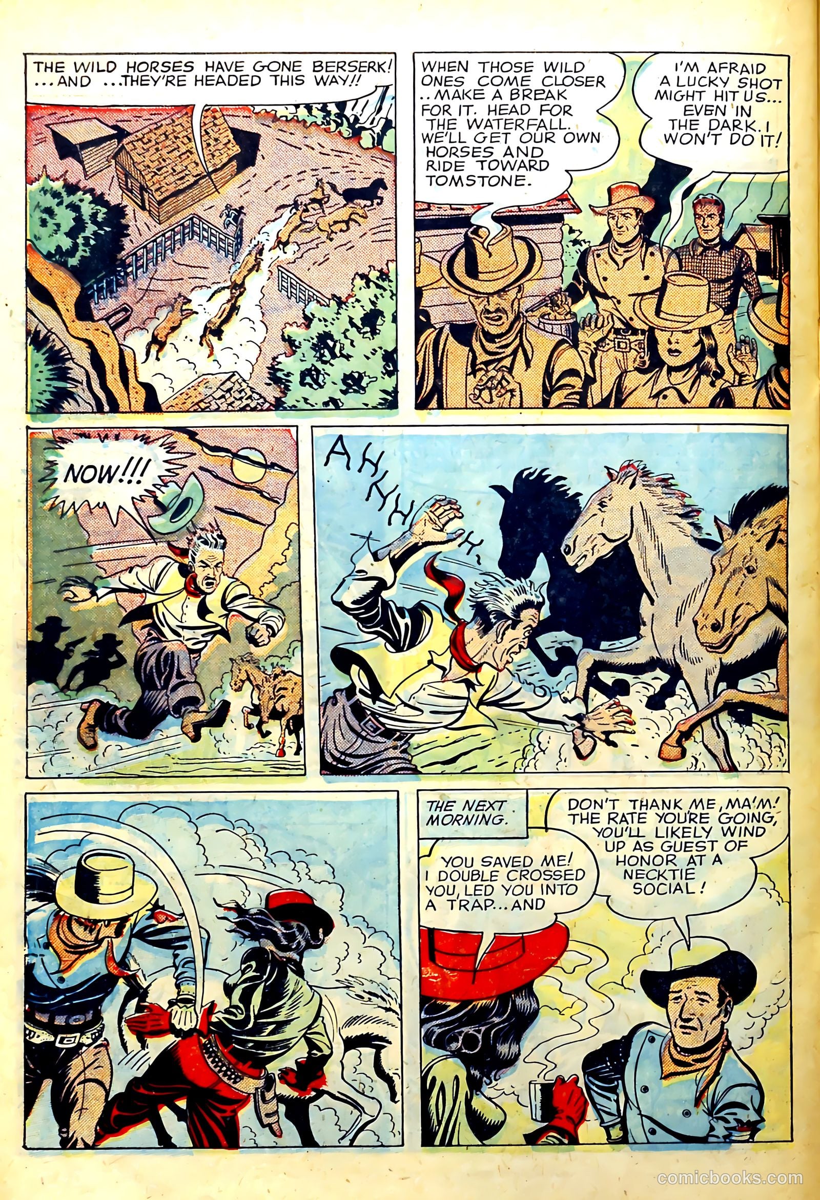 John Wayne Adventure Comics #2 — page 22 of 36
