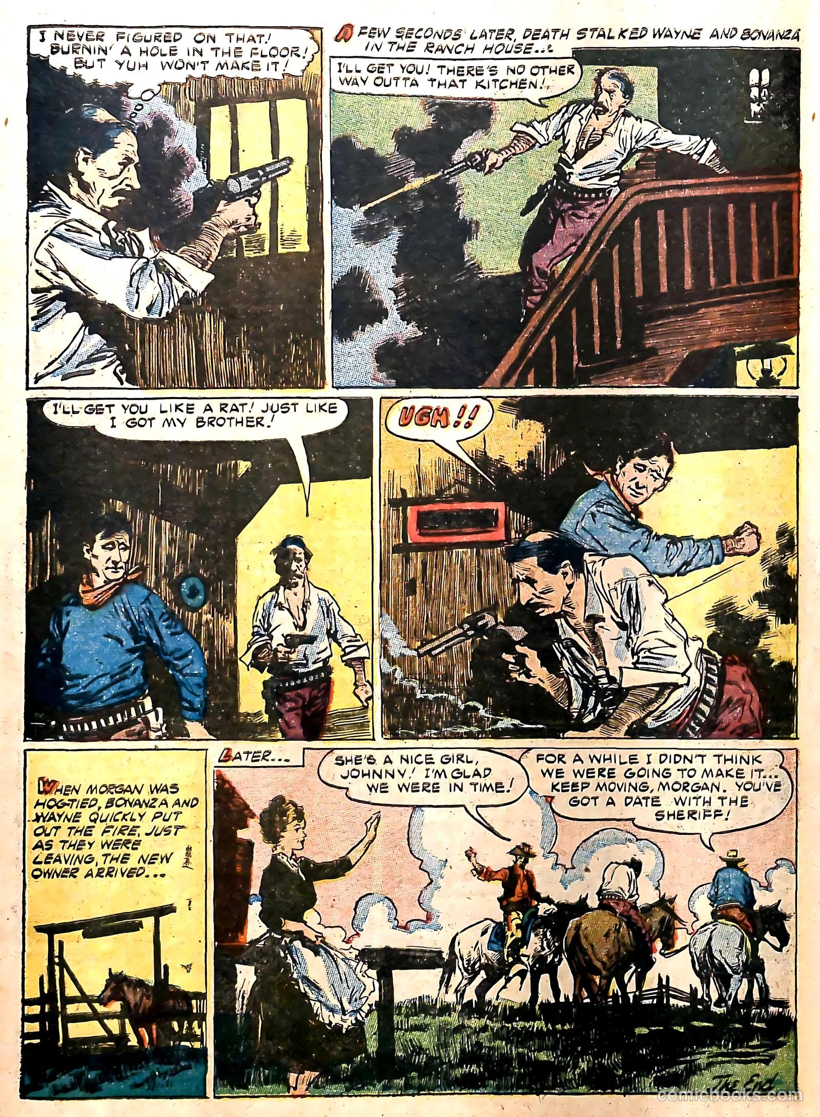 John Wayne Adventure Comics #20 — page 32 of 36