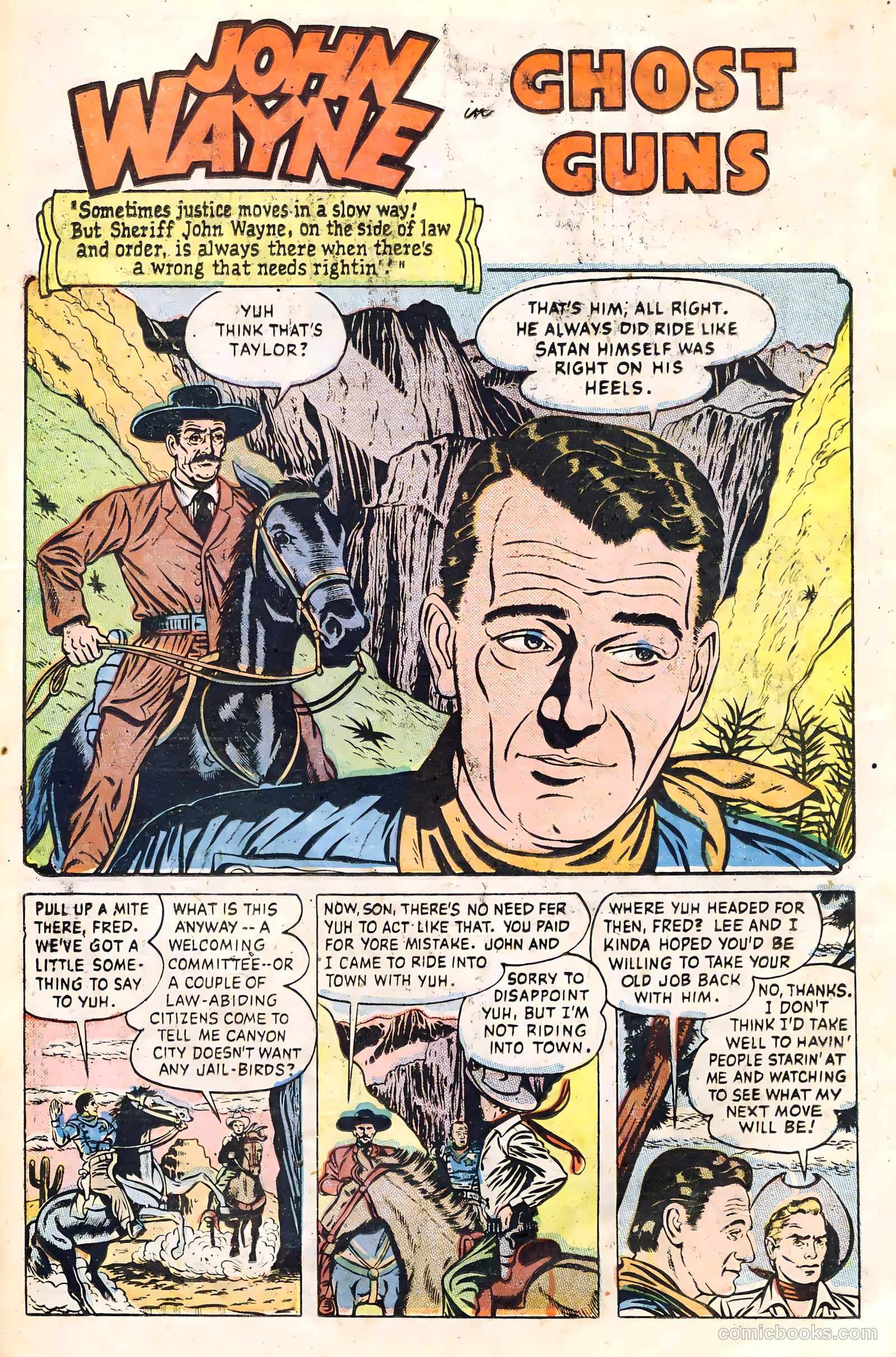 John Wayne Adventure Comics #21 — page 21 of 36