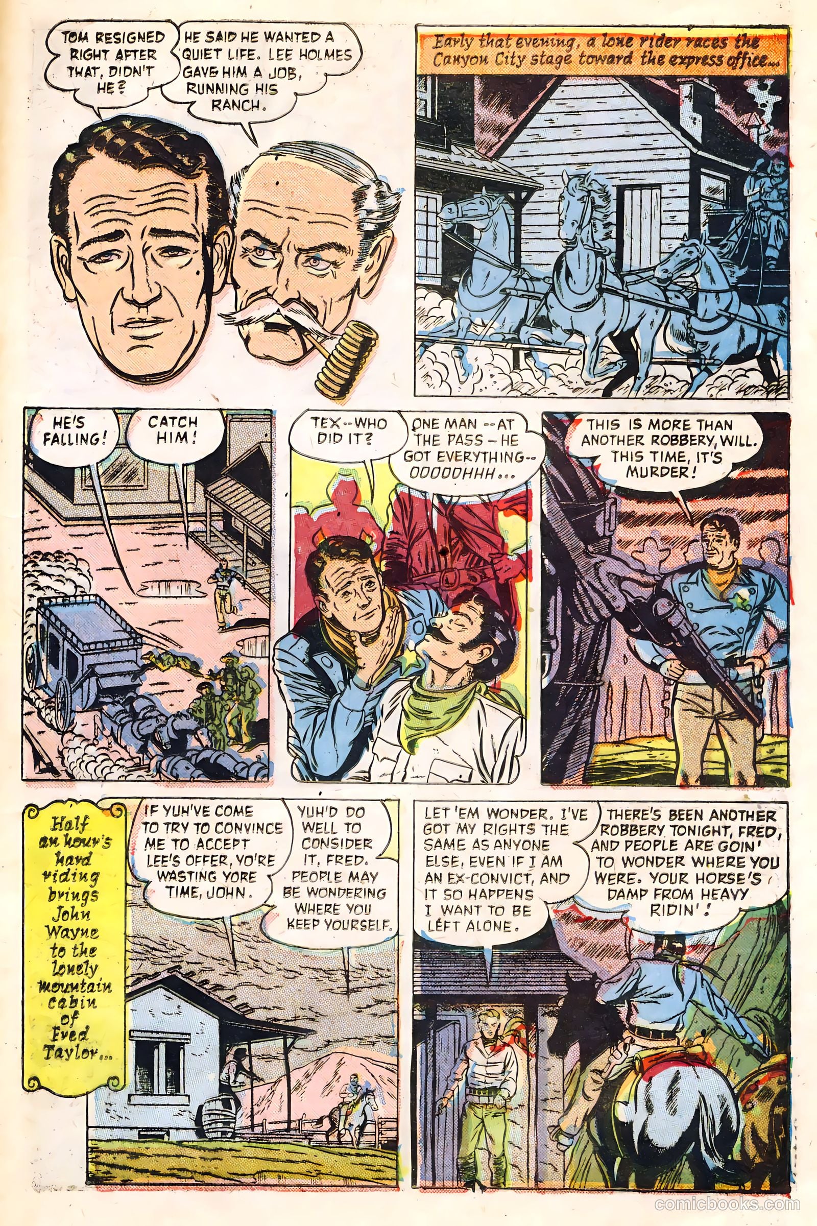 John Wayne Adventure Comics #21 — page 23 of 36