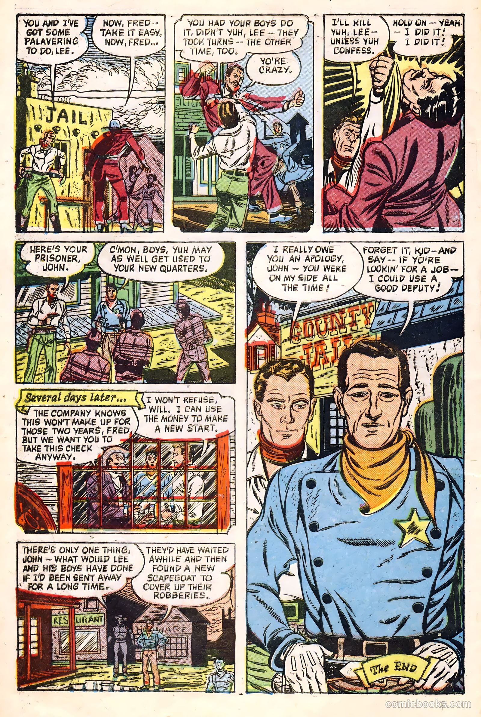 John Wayne Adventure Comics #21 — page 30 of 36