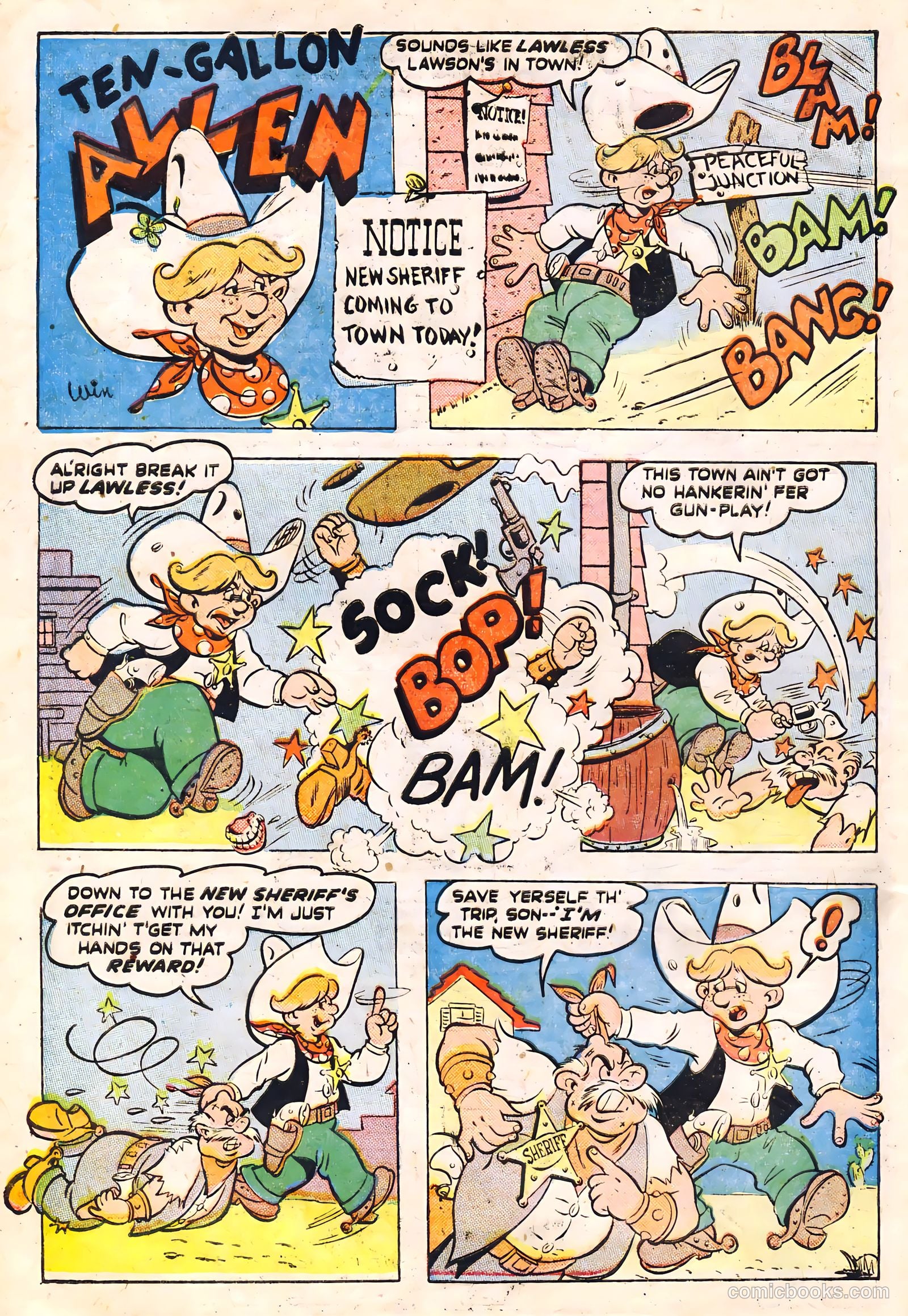 John Wayne Adventure Comics #21 — page 32 of 36