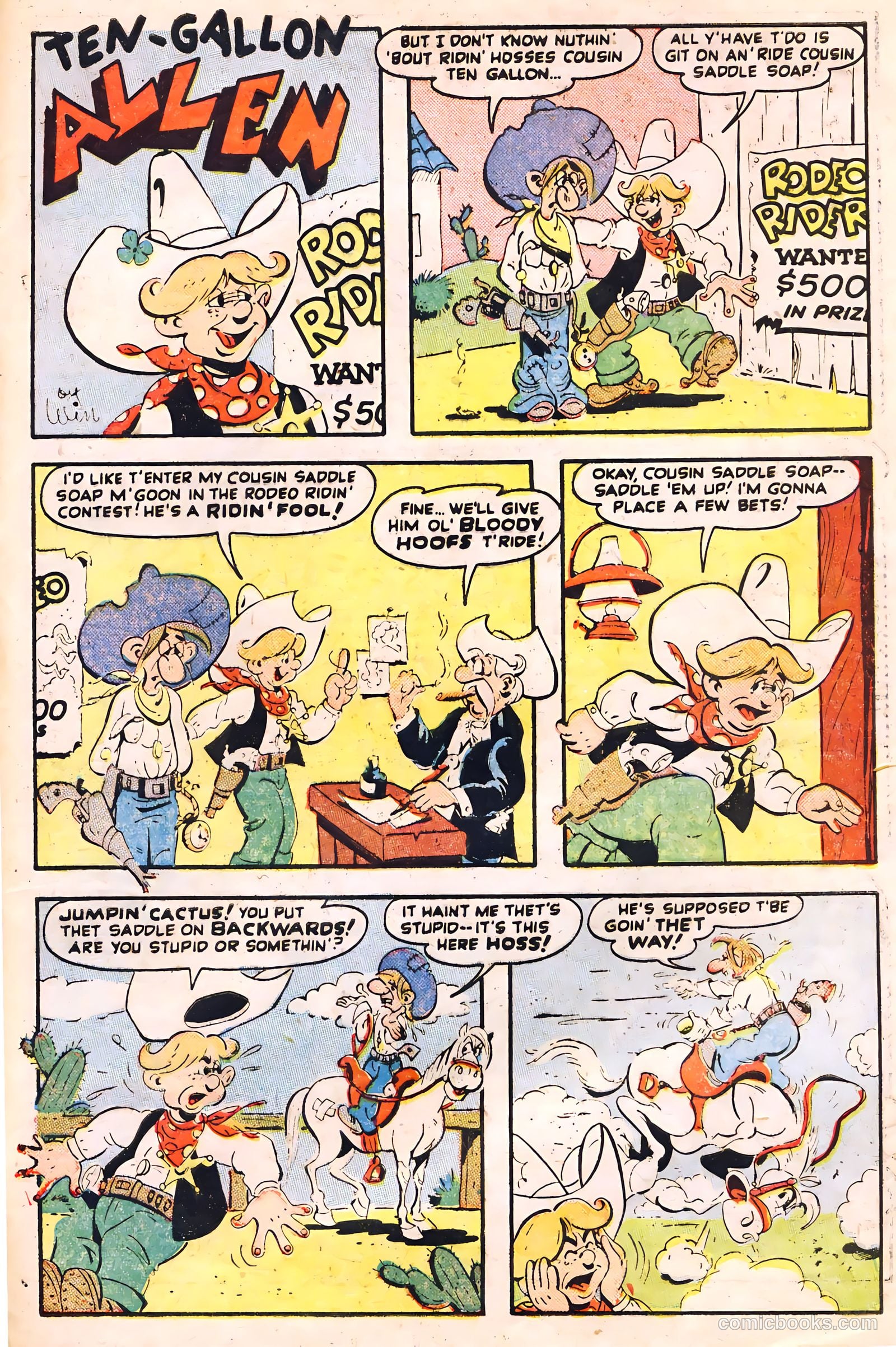 John Wayne Adventure Comics #21 — page 33 of 36