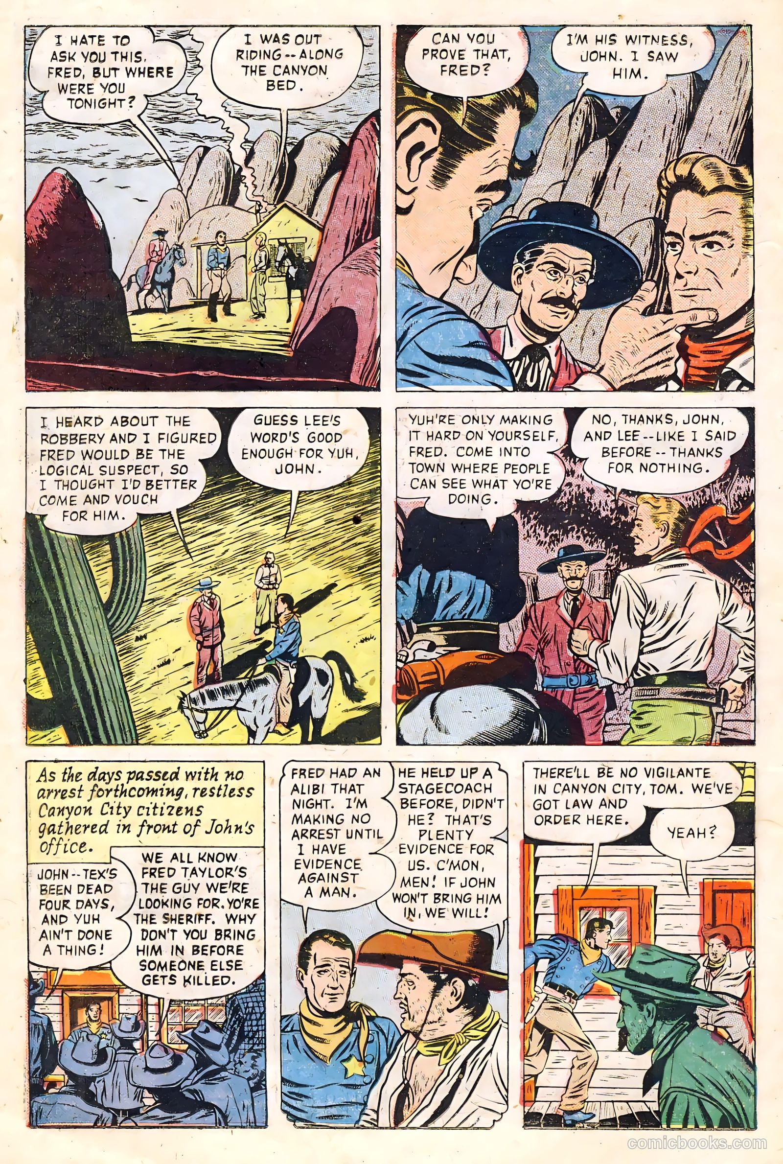 John Wayne Adventure Comics #21 — page 24 of 36