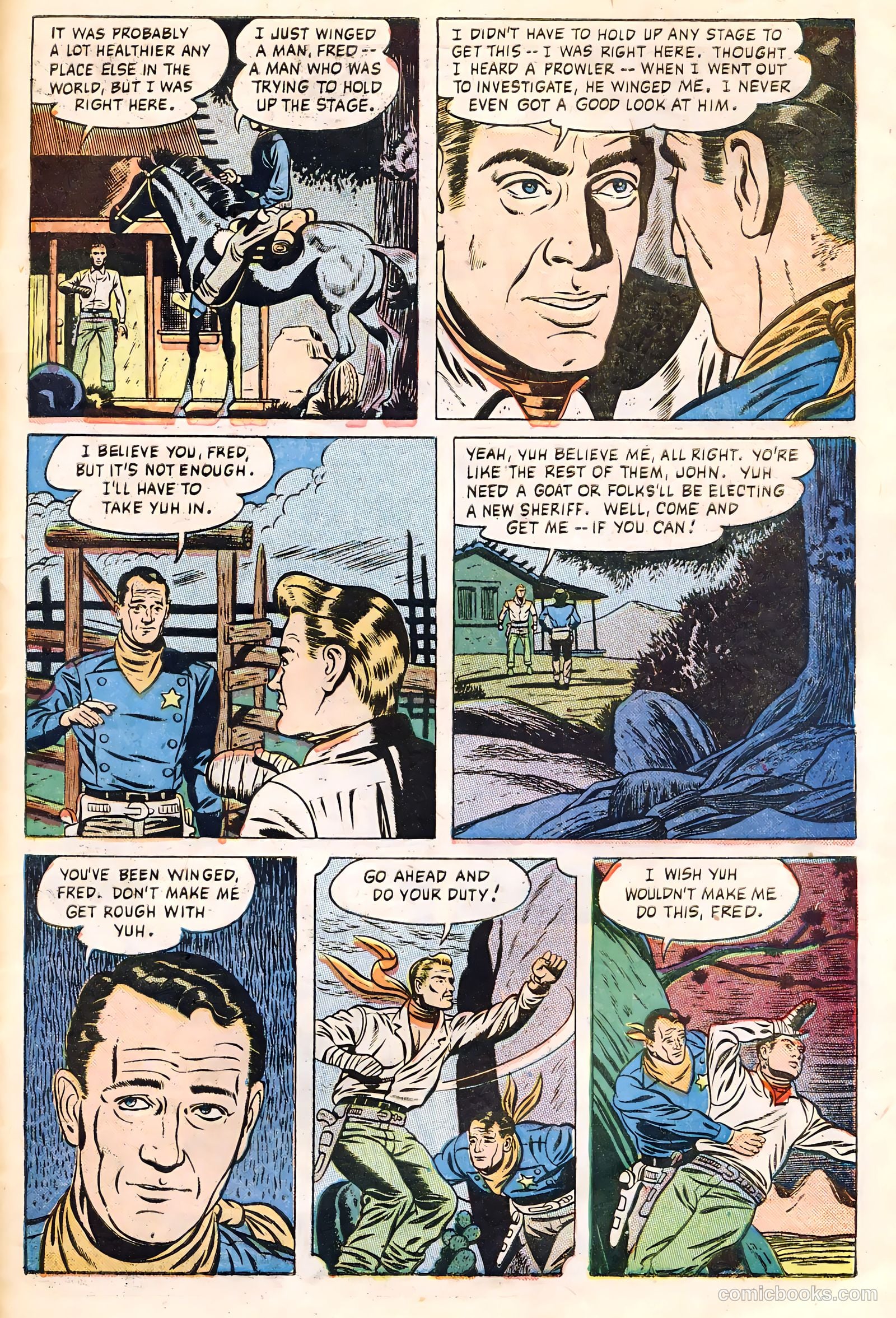 John Wayne Adventure Comics #21 — page 27 of 36