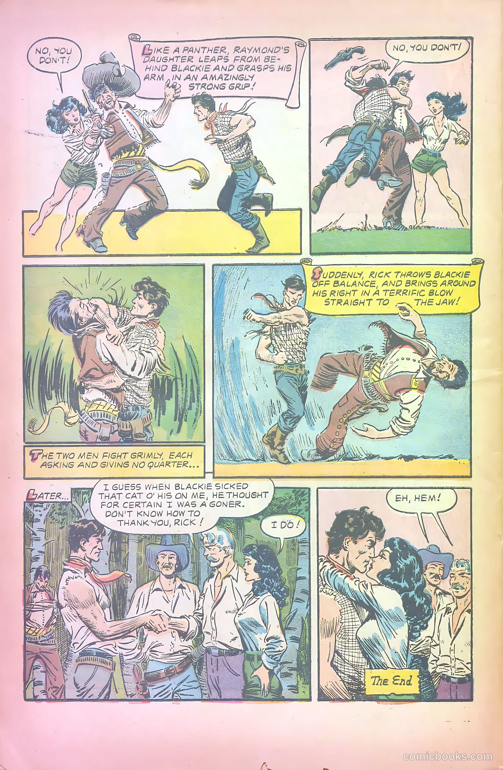 John Wayne Adventure Comics #25 — page 32 of 36