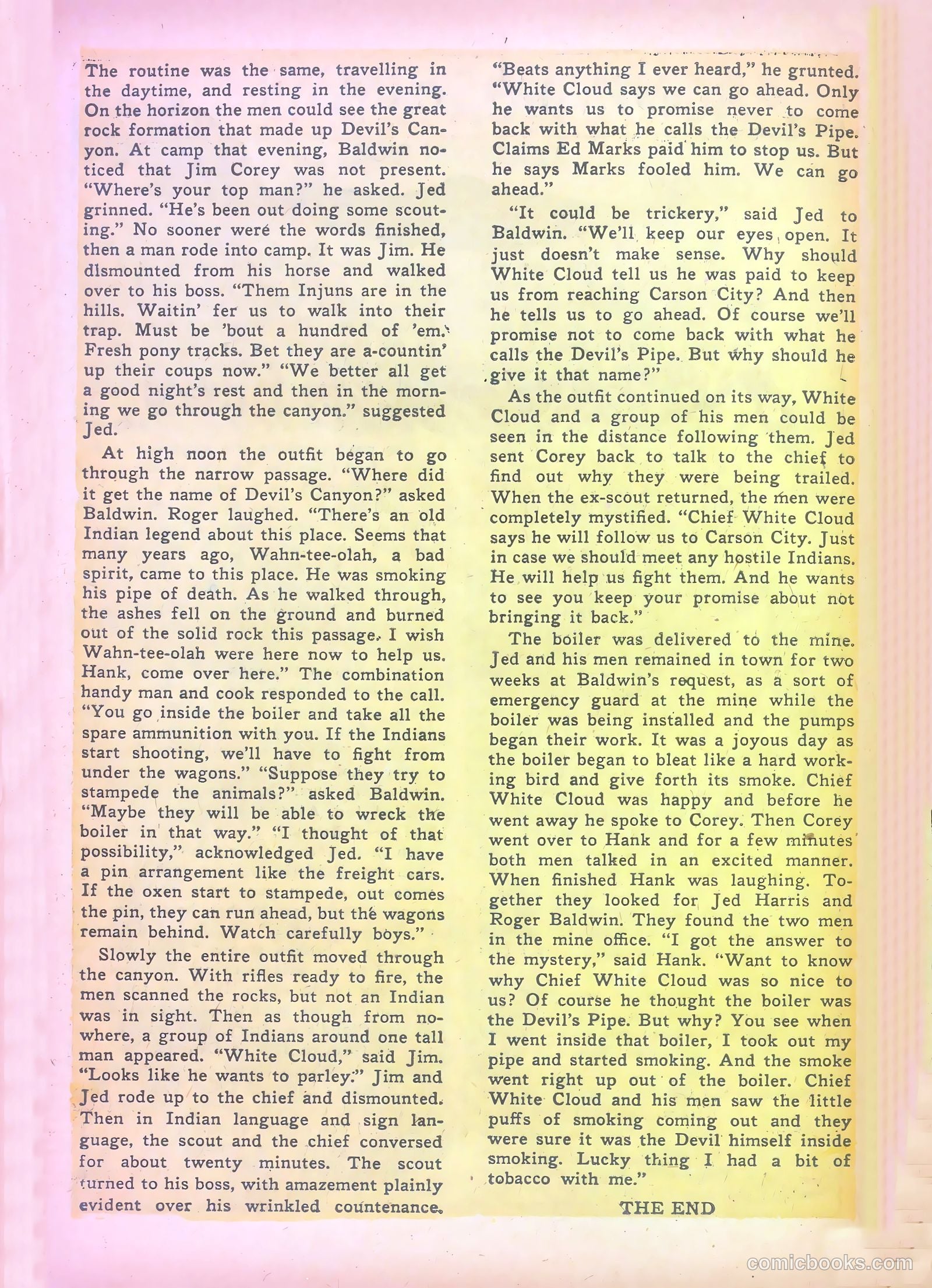 John Wayne Adventure Comics #26 — page 32 of 35