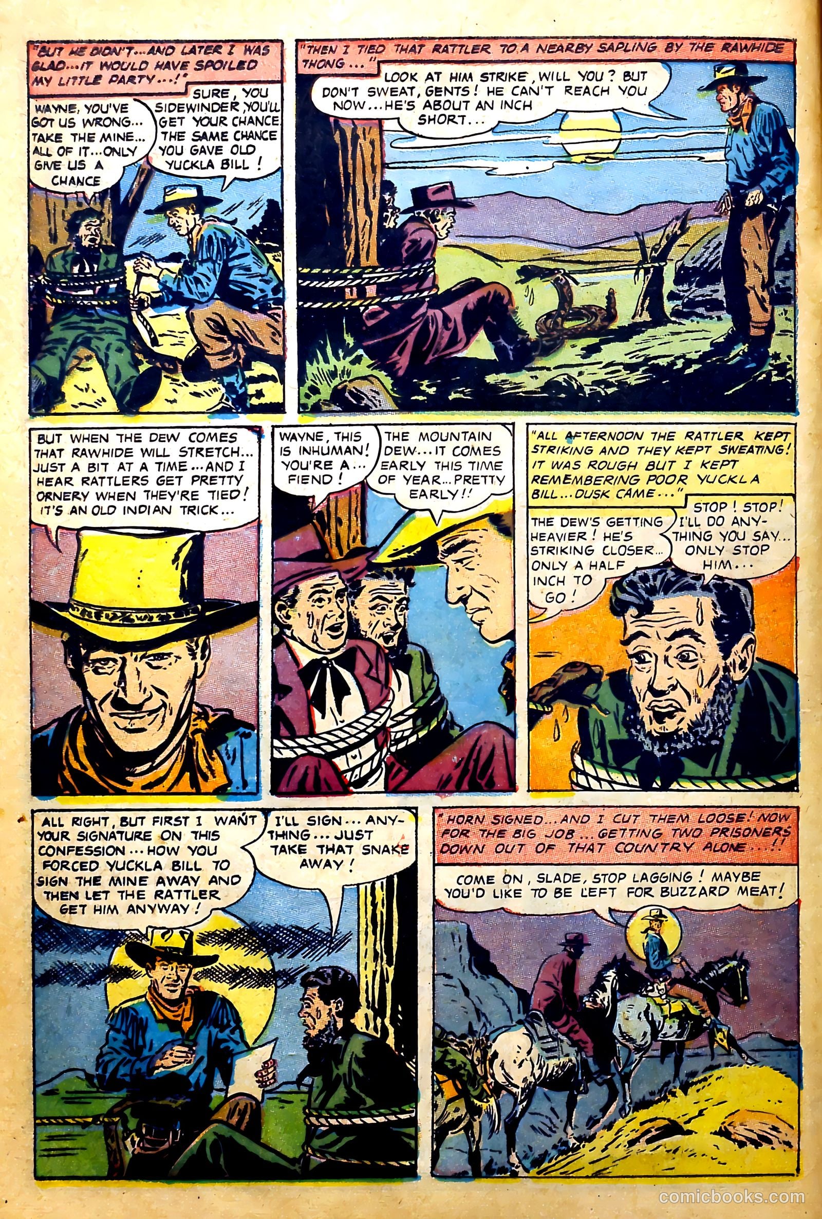 John Wayne Adventure Comics #27 — page 16 of 36