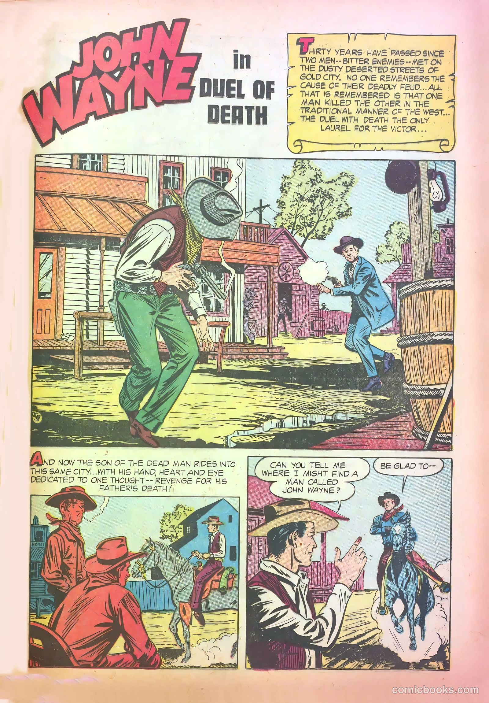 John Wayne Adventure Comics #28 — page 25 of 36