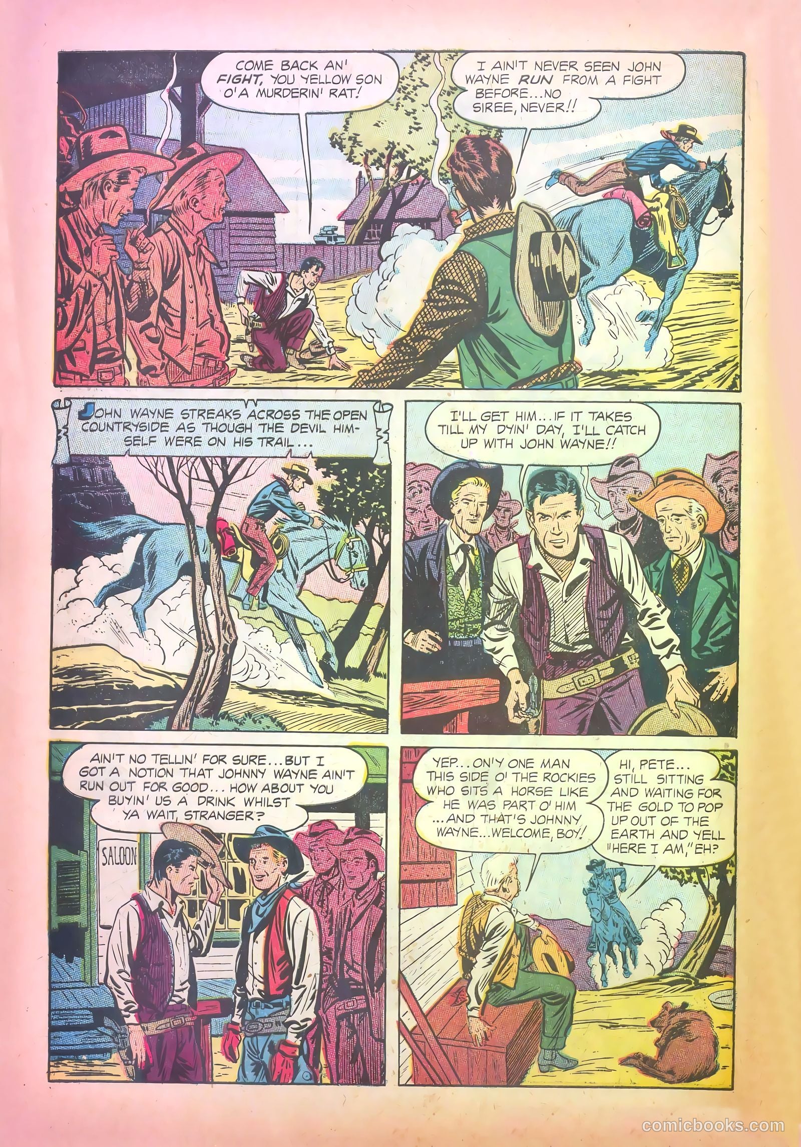 John Wayne Adventure Comics #28 — page 28 of 36