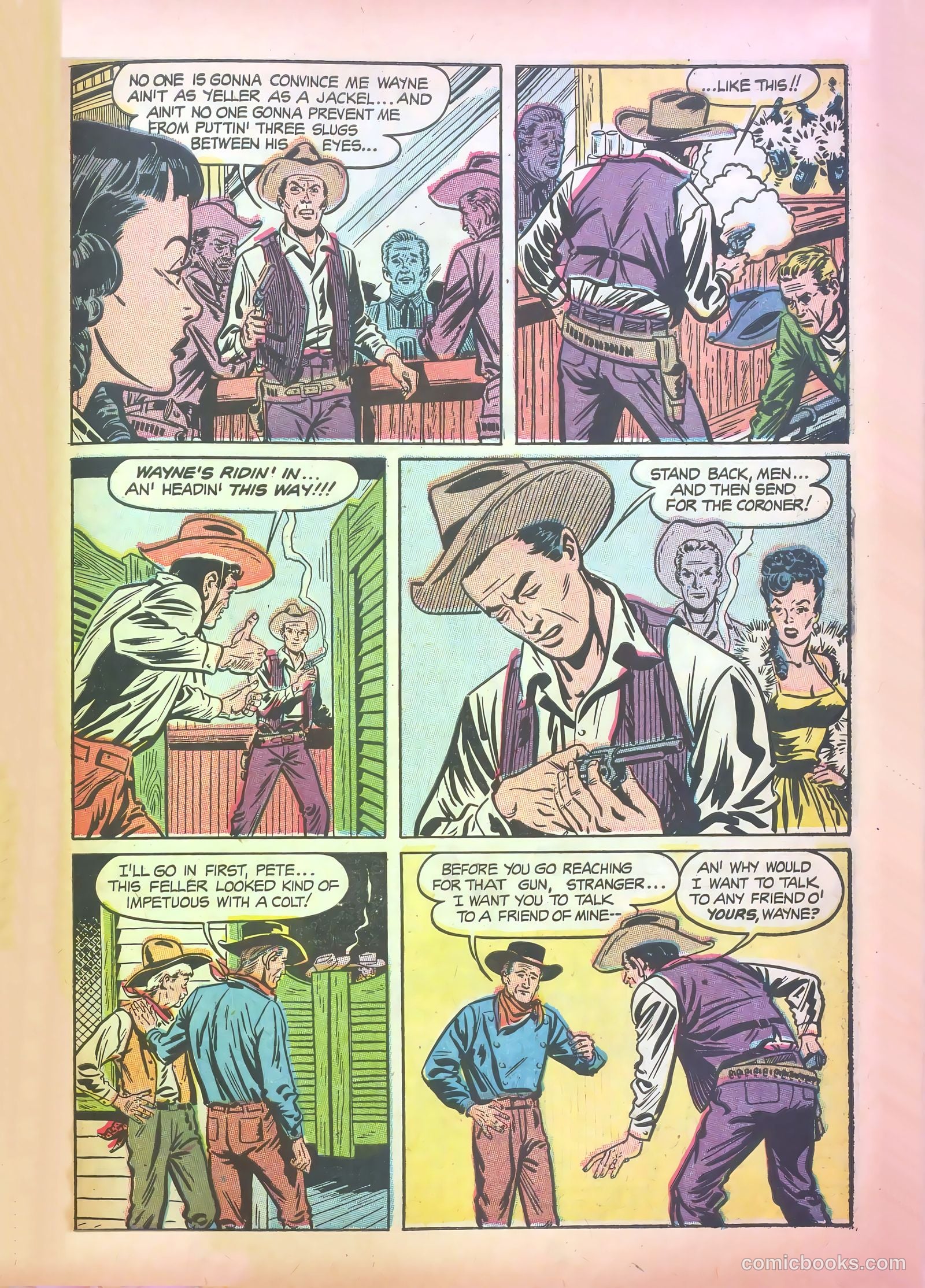 John Wayne Adventure Comics #28 — page 29 of 36