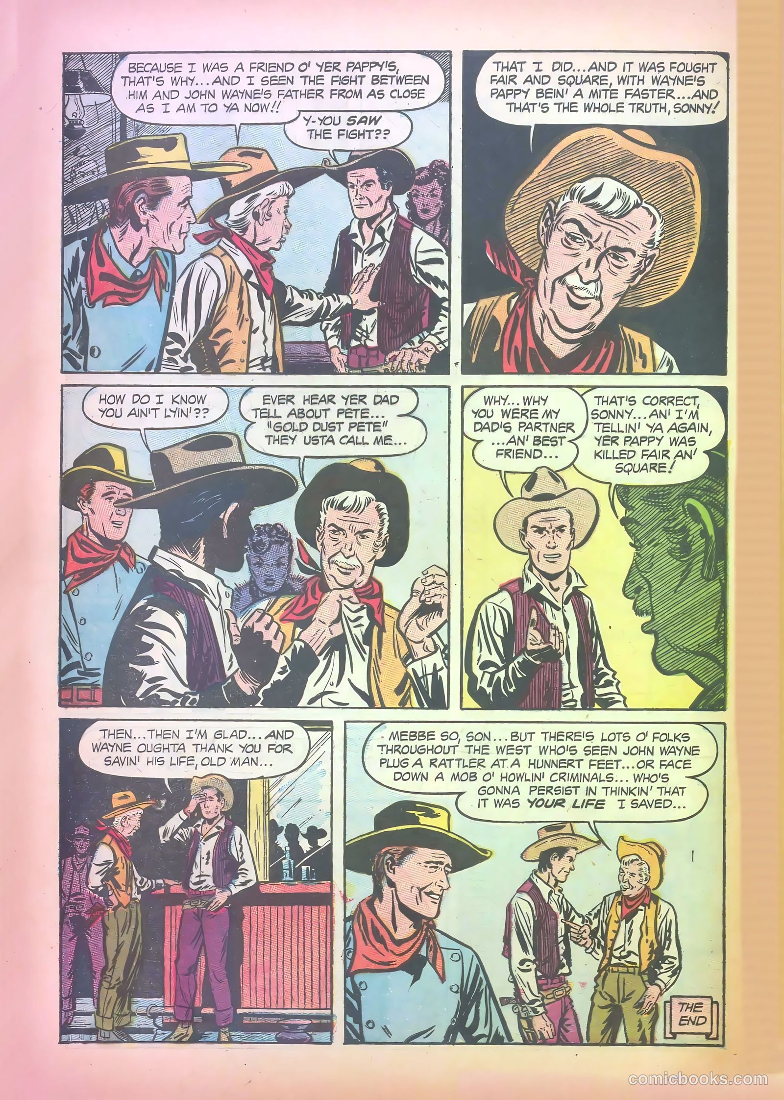 John Wayne Adventure Comics #28 — page 30 of 36