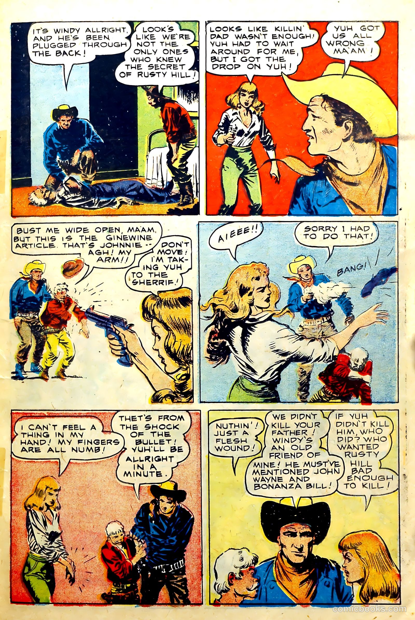 John Wayne Adventure Comics #29 — page 21 of 36