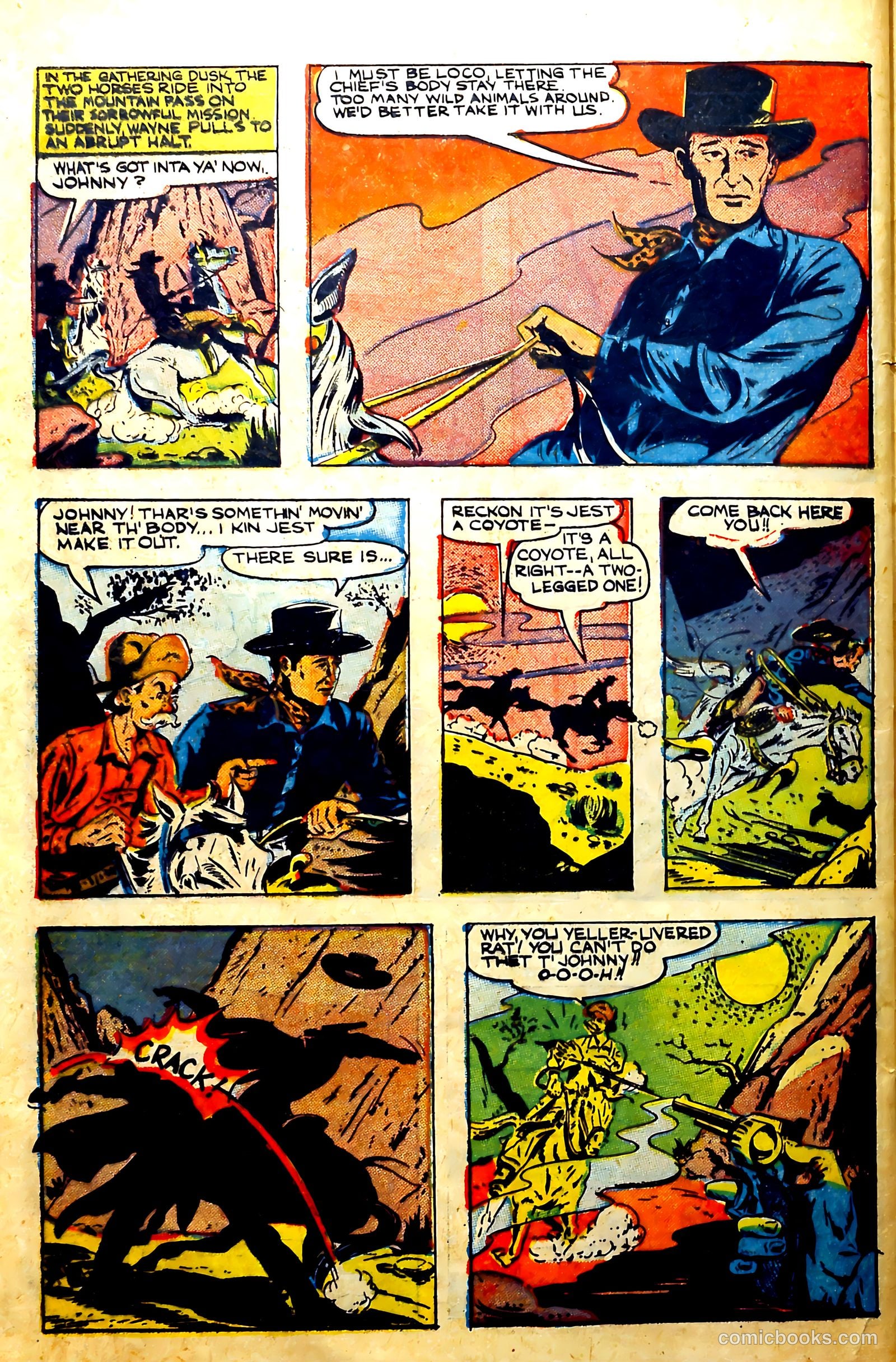 John Wayne Adventure Comics #3 — page 28 of 37