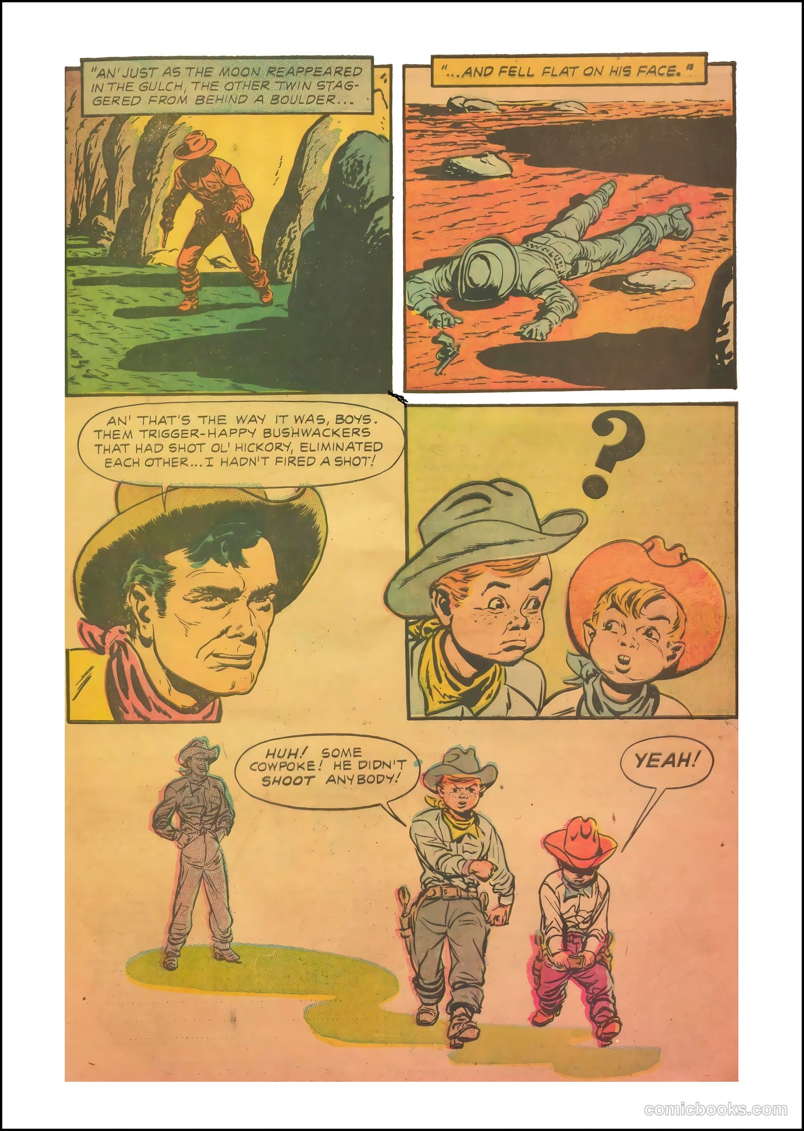 John Wayne Adventure Comics #30 — page 33 of 36