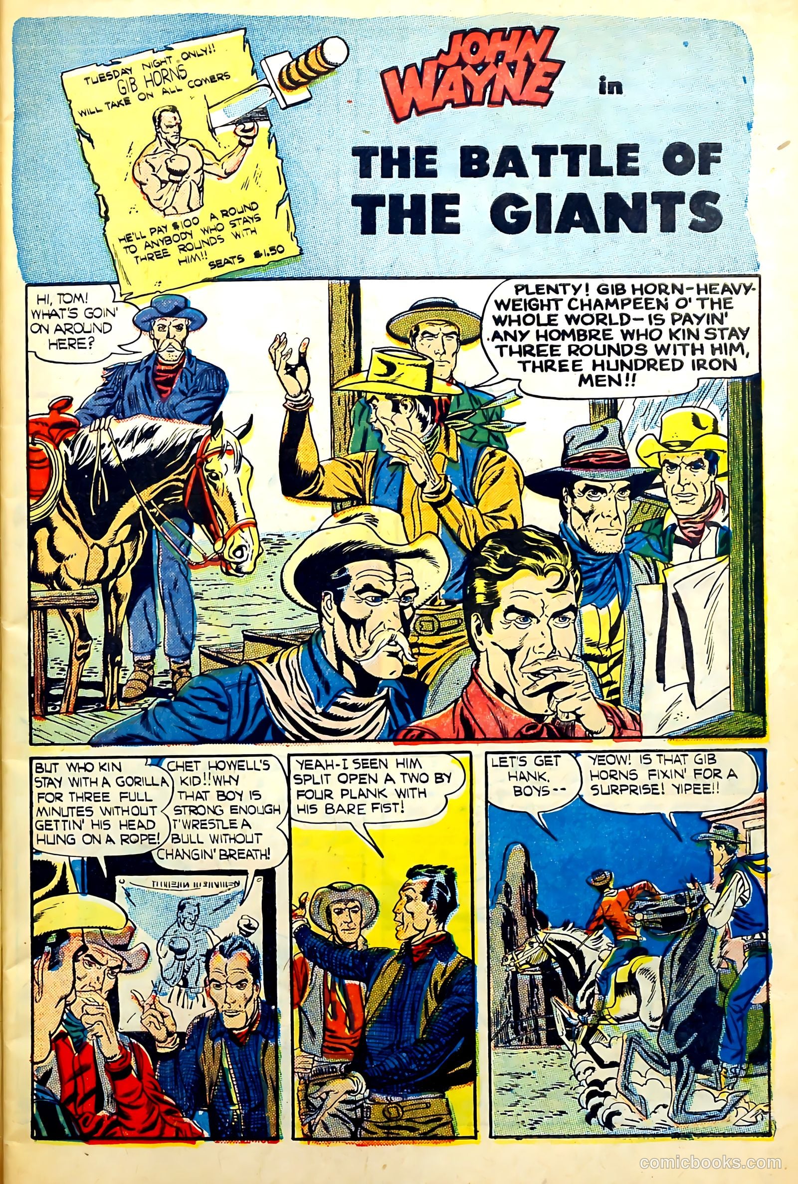 John Wayne Adventure Comics #31 — page 3 of 36