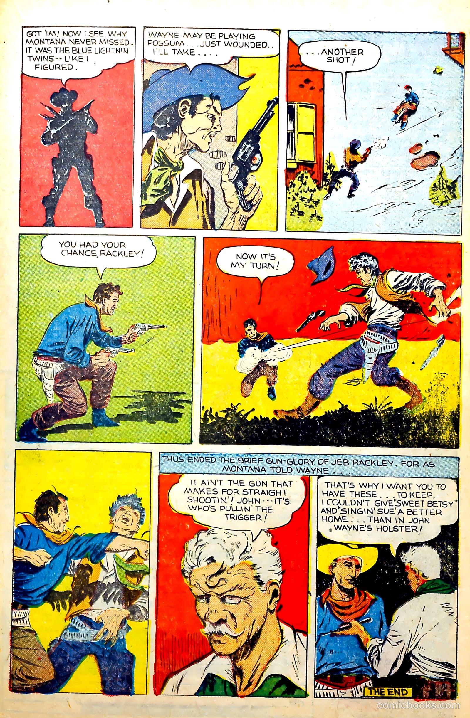 John Wayne Adventure Comics #31 — page 21 of 36