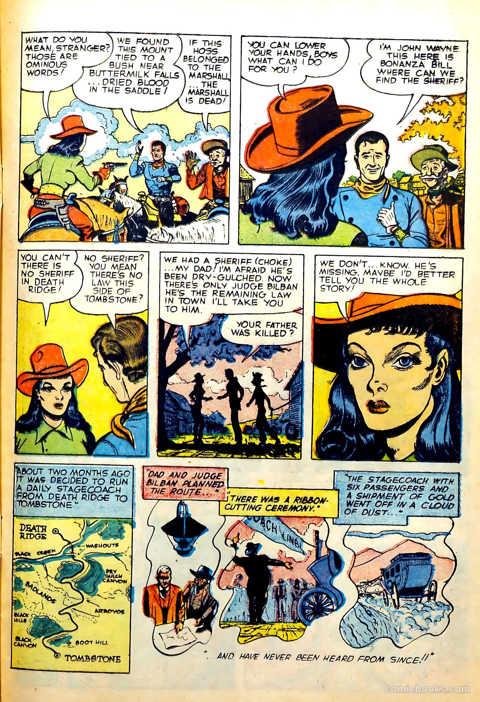 John Wayne Adventure Comics #31 — page 25 of 36