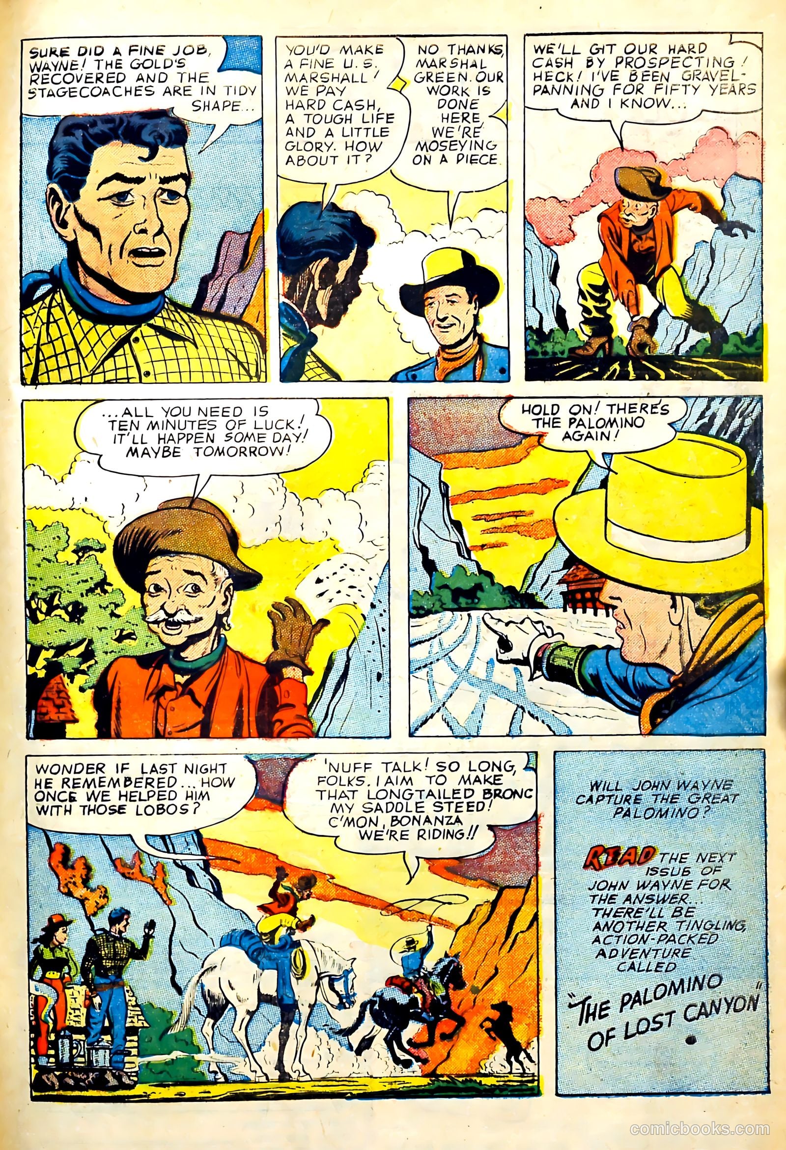 John Wayne Adventure Comics #31 — page 33 of 36