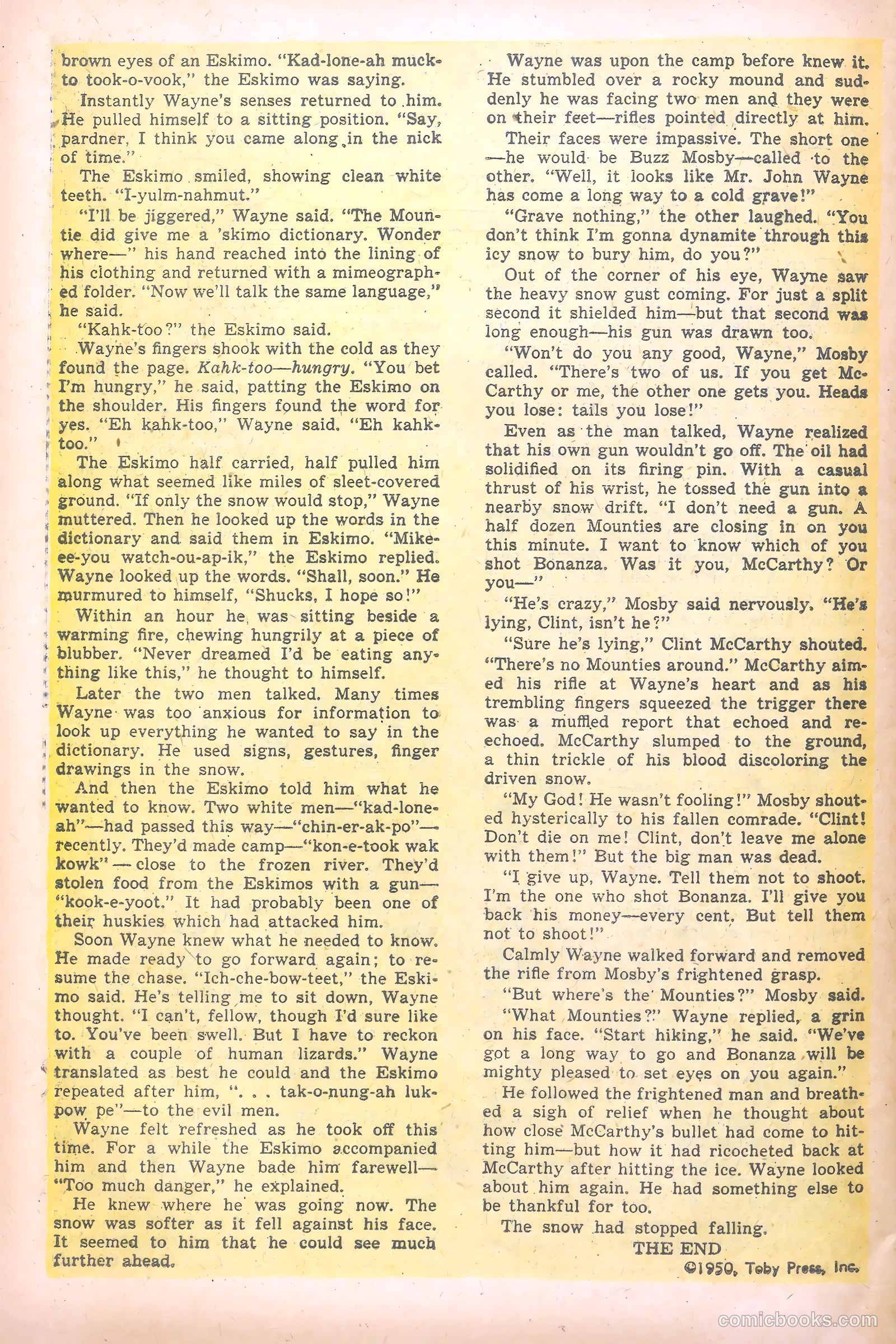 John Wayne Adventure Comics #4 — page 44 of 52