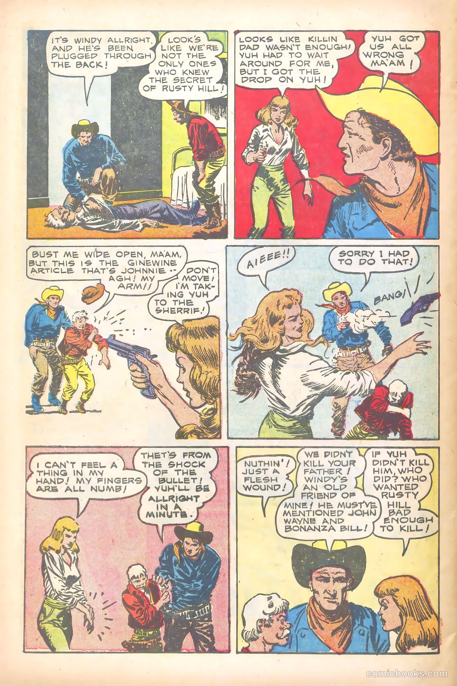 John Wayne Adventure Comics #4 — page 46 of 52