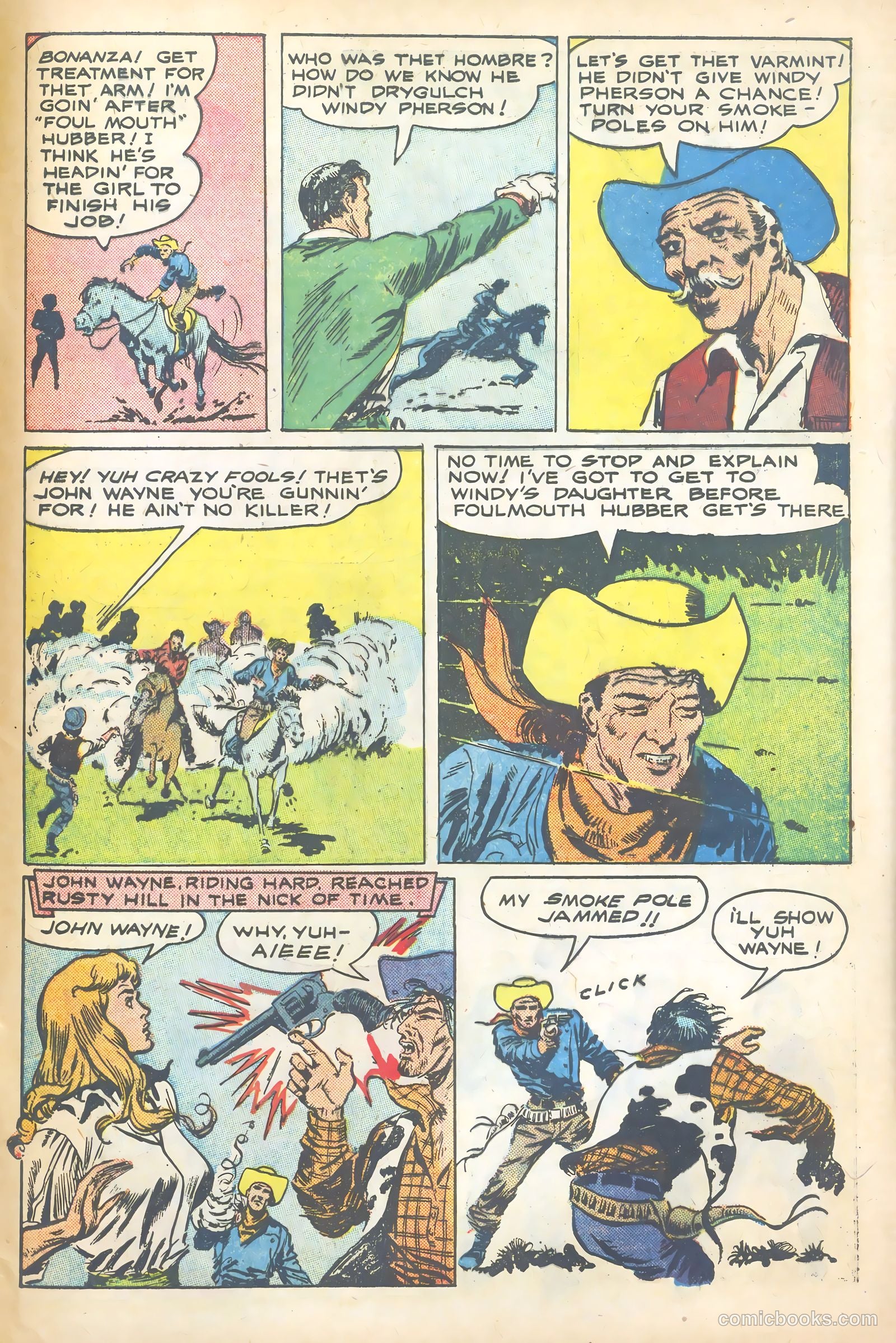 John Wayne Adventure Comics #4 — page 49 of 52