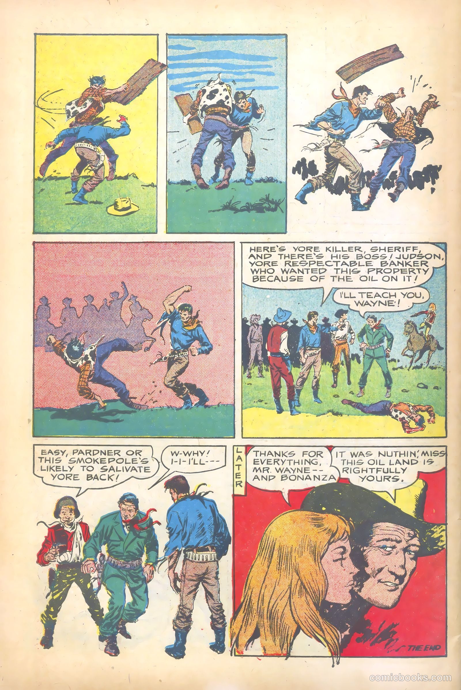 John Wayne Adventure Comics #4 — page 50 of 52
