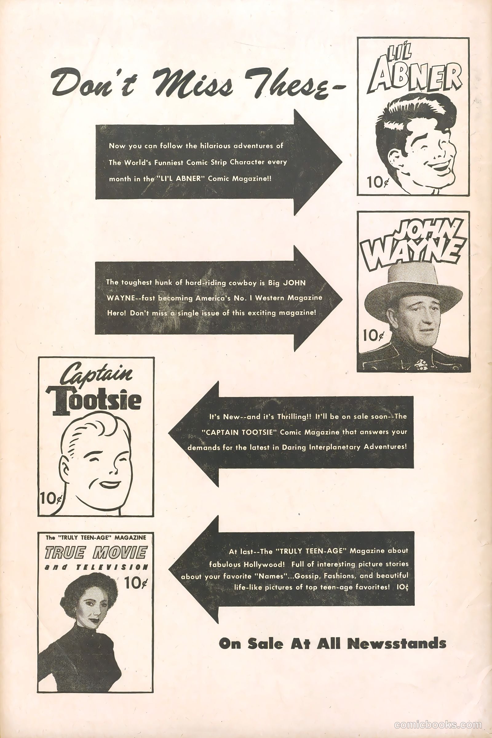 John Wayne Adventure Comics #4 — page 52 of 52