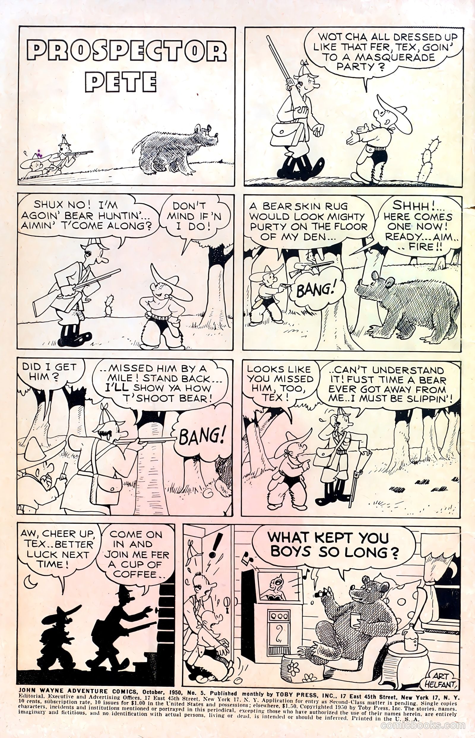 John Wayne Adventure Comics #5 — page 2 of 52