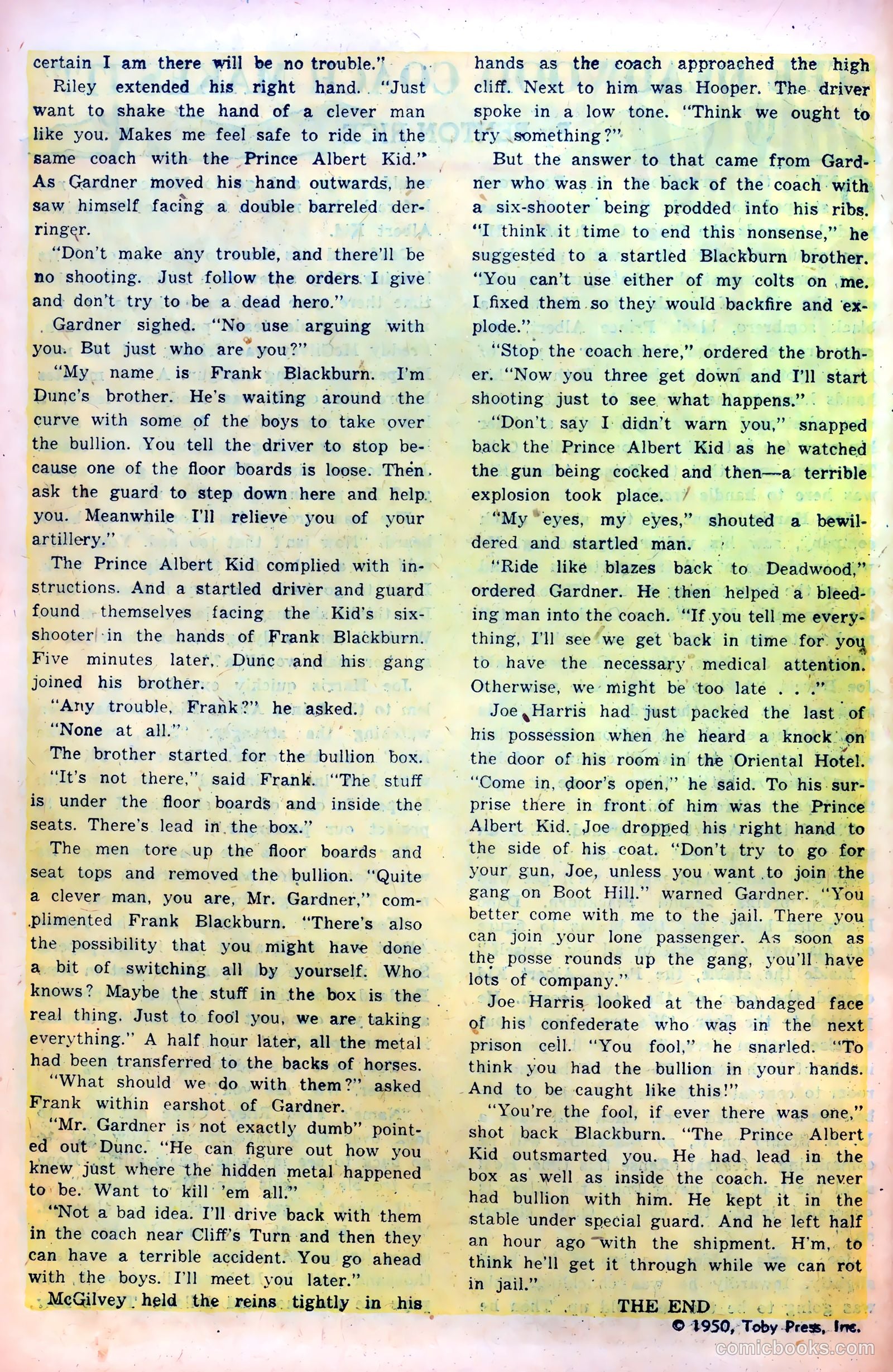 John Wayne Adventure Comics #5 — page 36 of 52