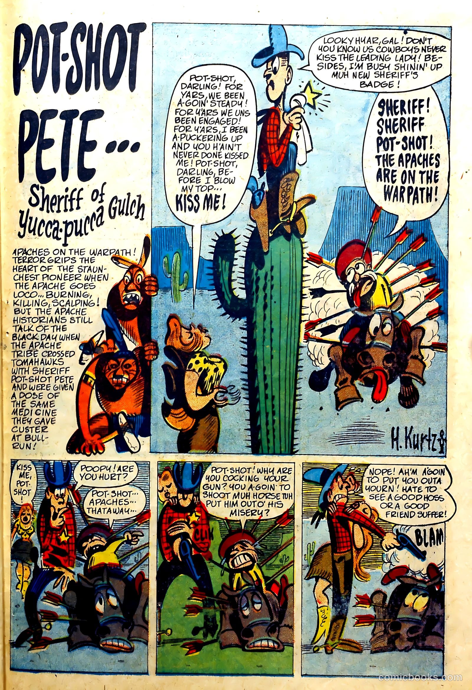 John Wayne Adventure Comics #6 — page 35 of 53