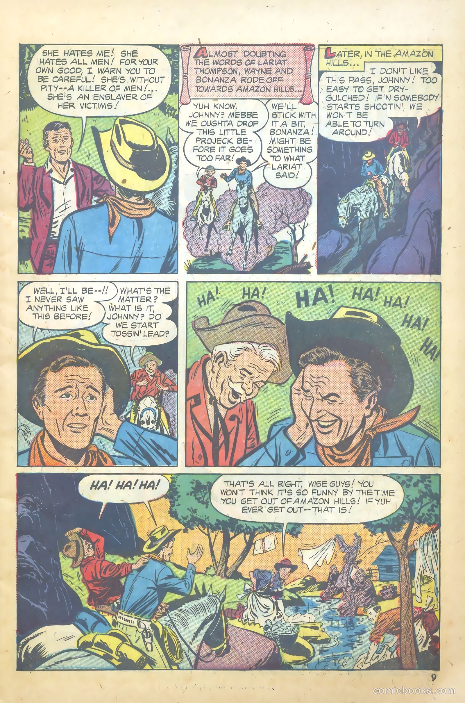 John Wayne Adventure Comics #7 — page 9 of 52