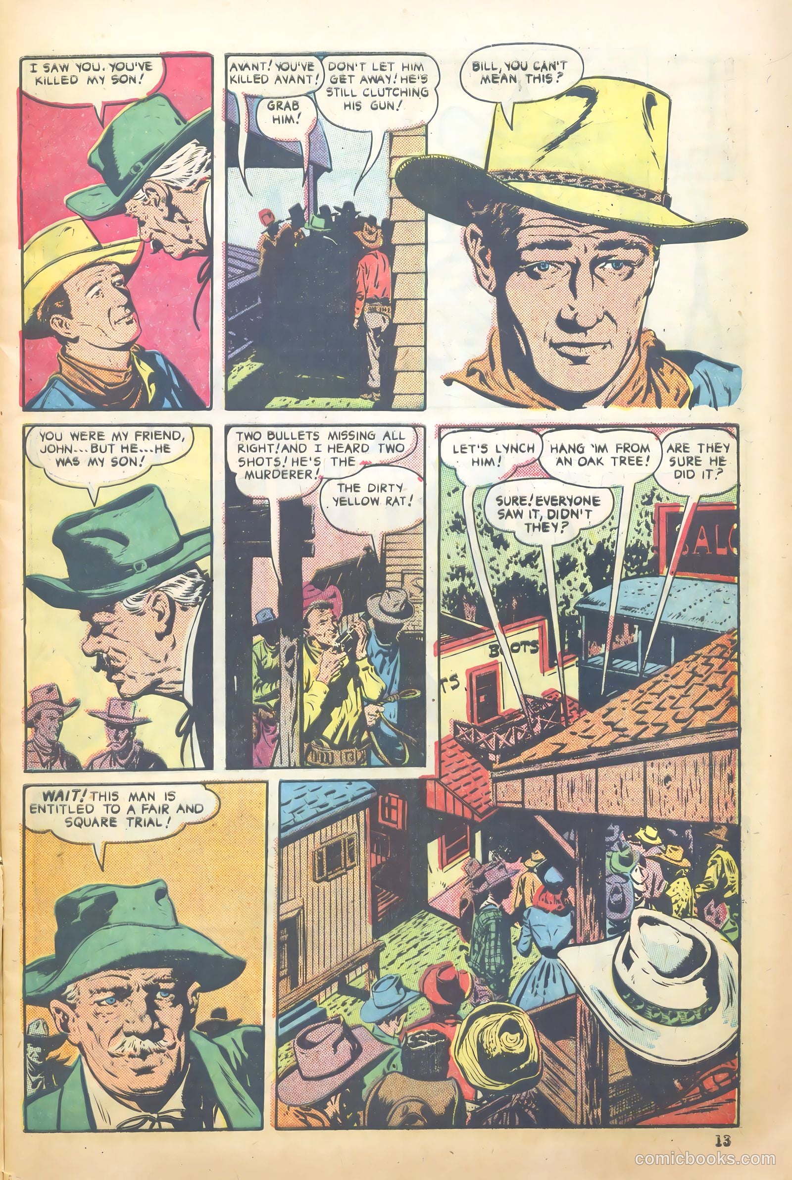 John Wayne Adventure Comics #7 — page 13 of 52