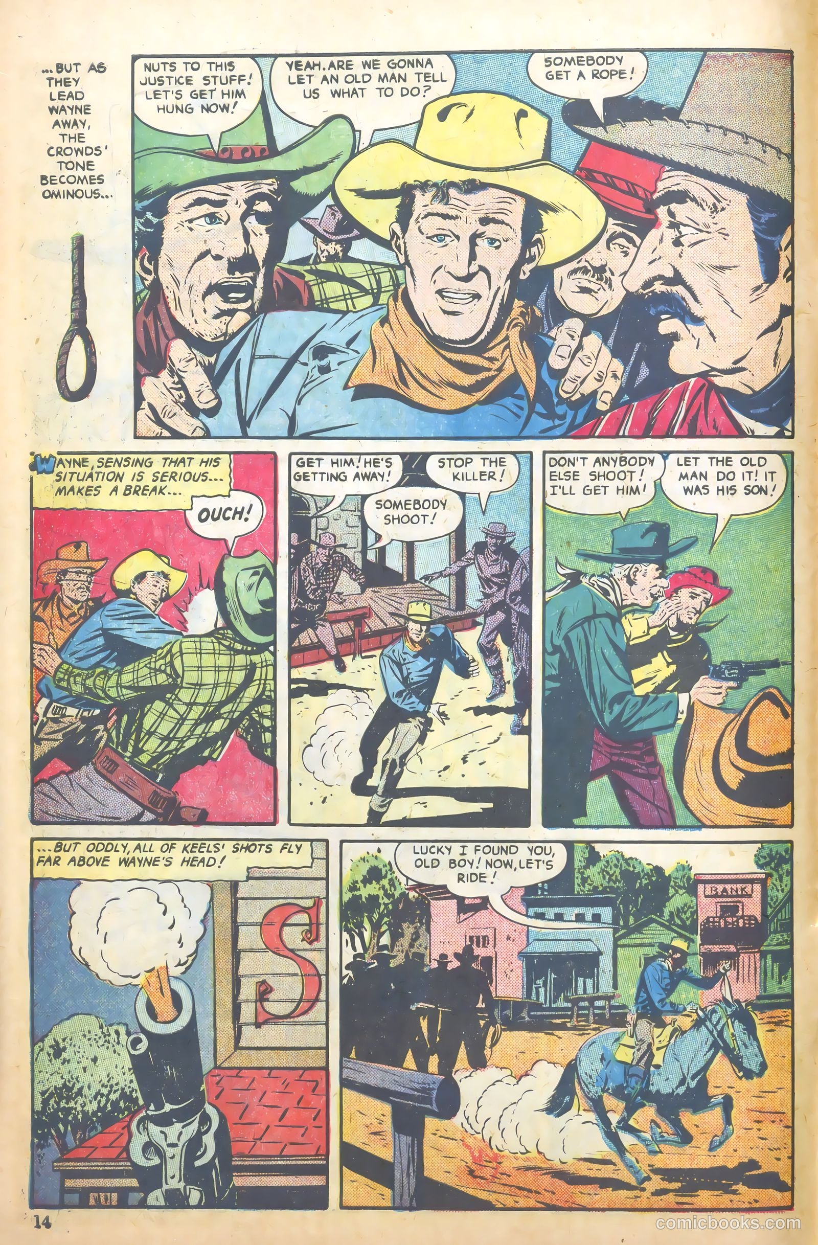 John Wayne Adventure Comics #7 — page 14 of 52