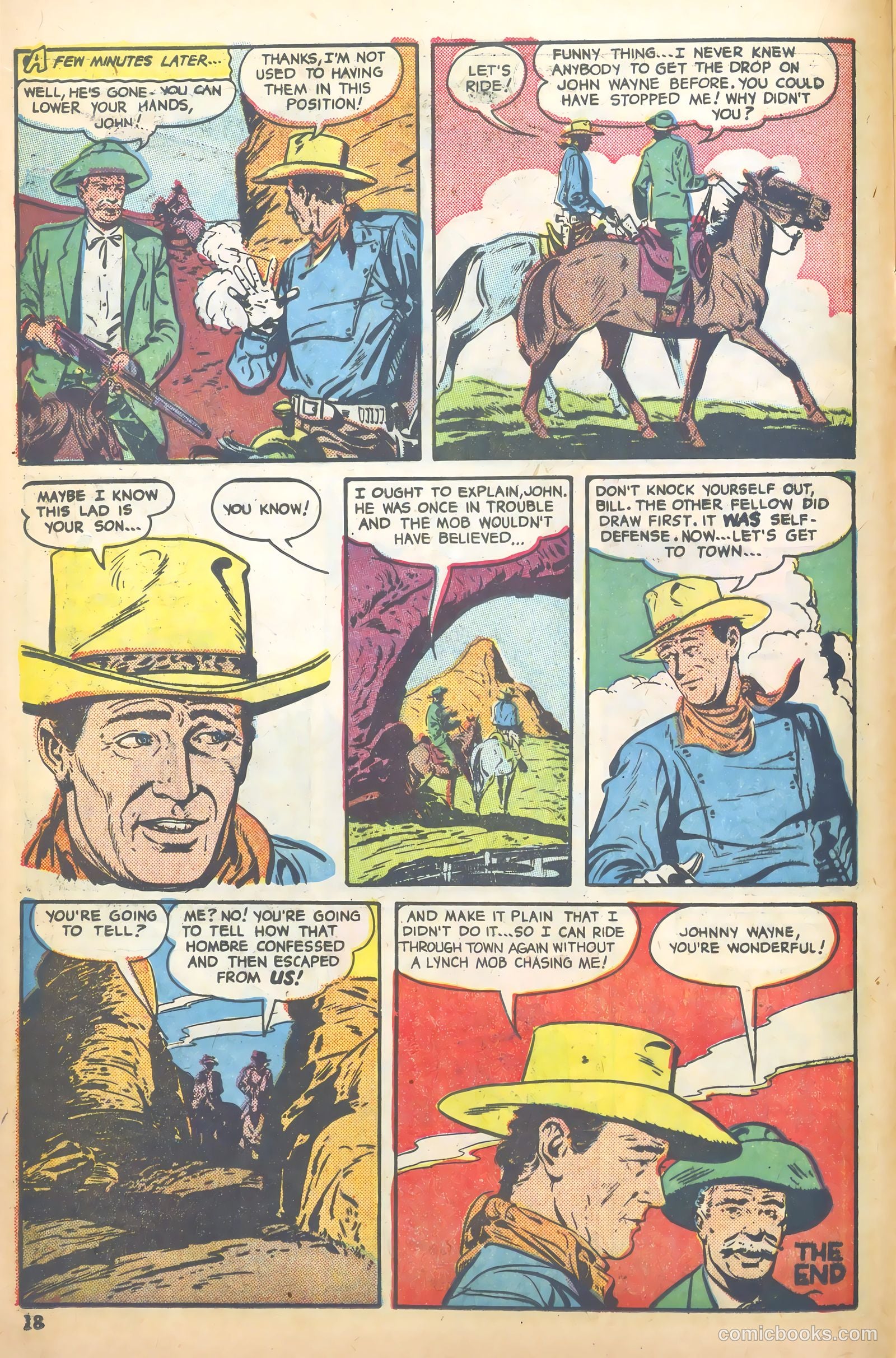 John Wayne Adventure Comics #7 — page 18 of 52